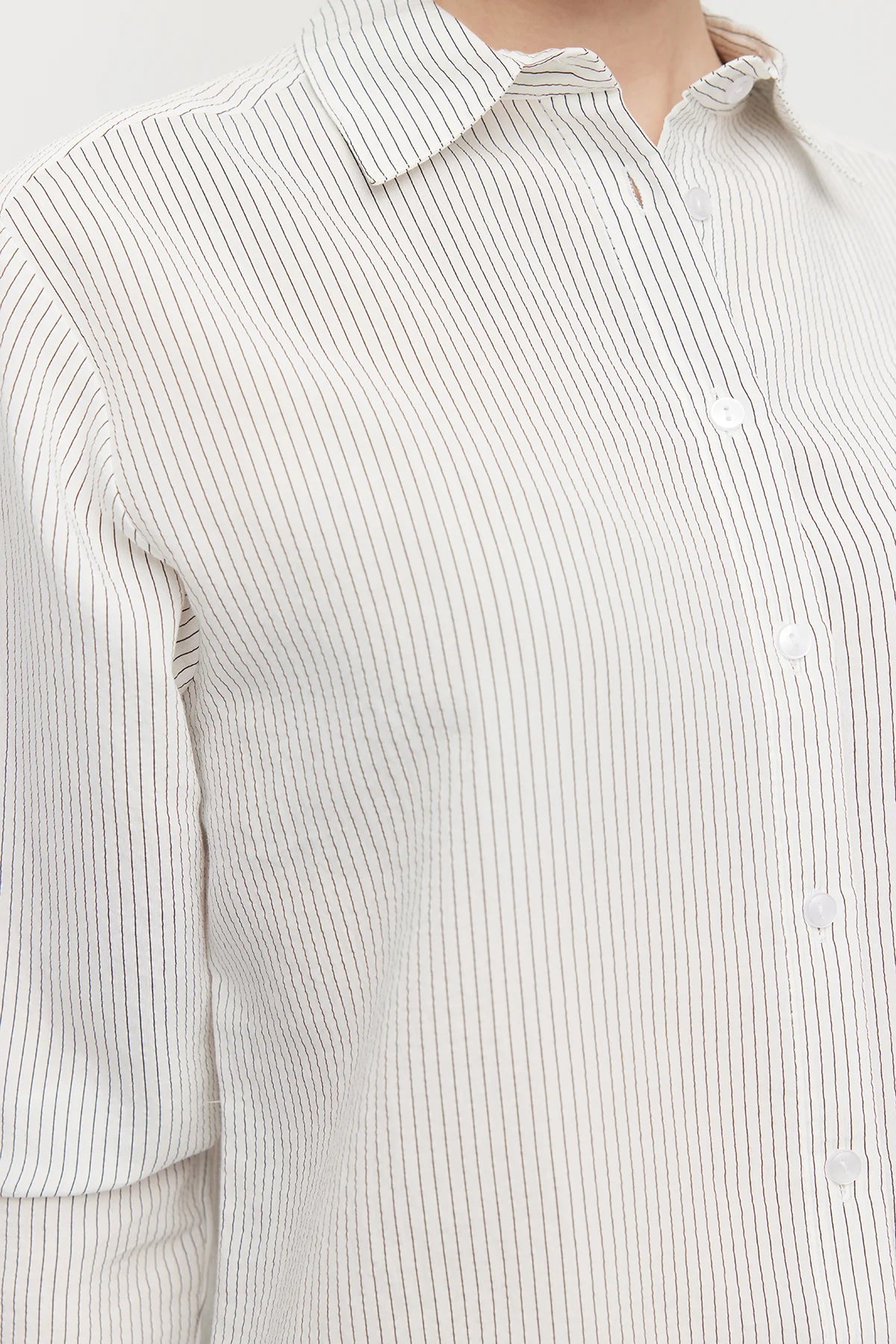 Women’s Thin Striped Loose Fit Shirt