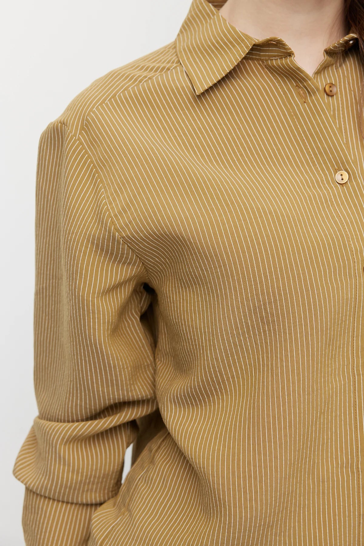 Women’s Thin Striped Loose Fit Shirt