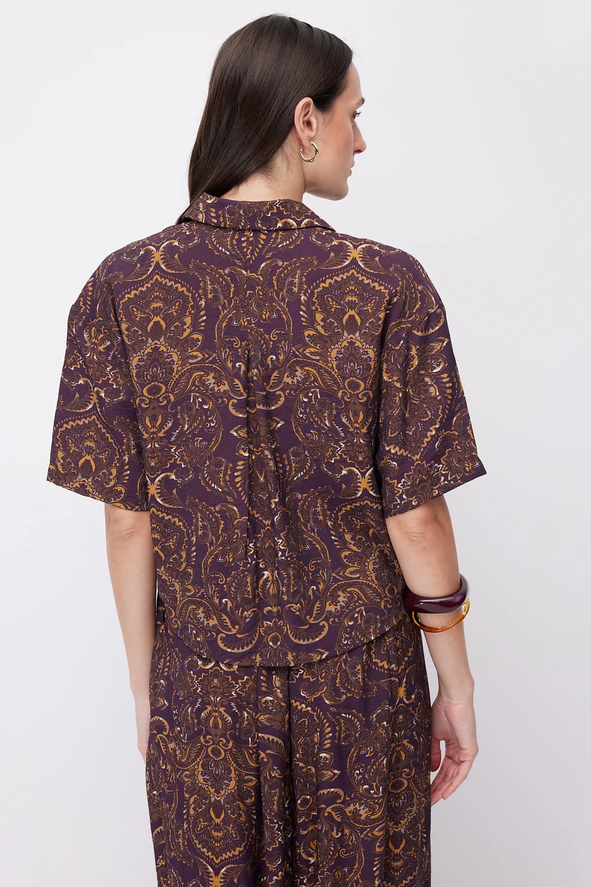 Women's Patterned Short Shirt