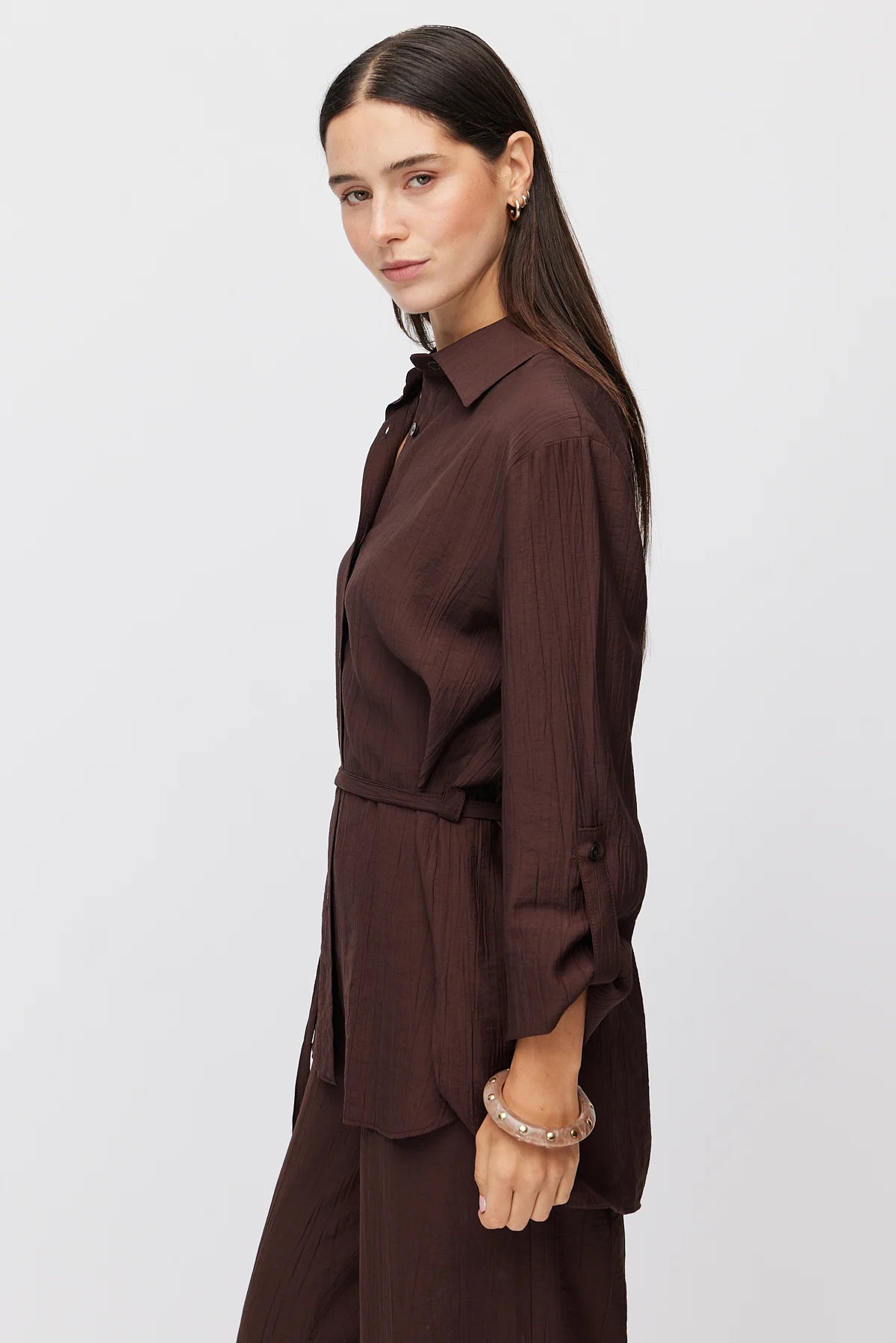 Women's Relaxed Fit Textured Shirt
