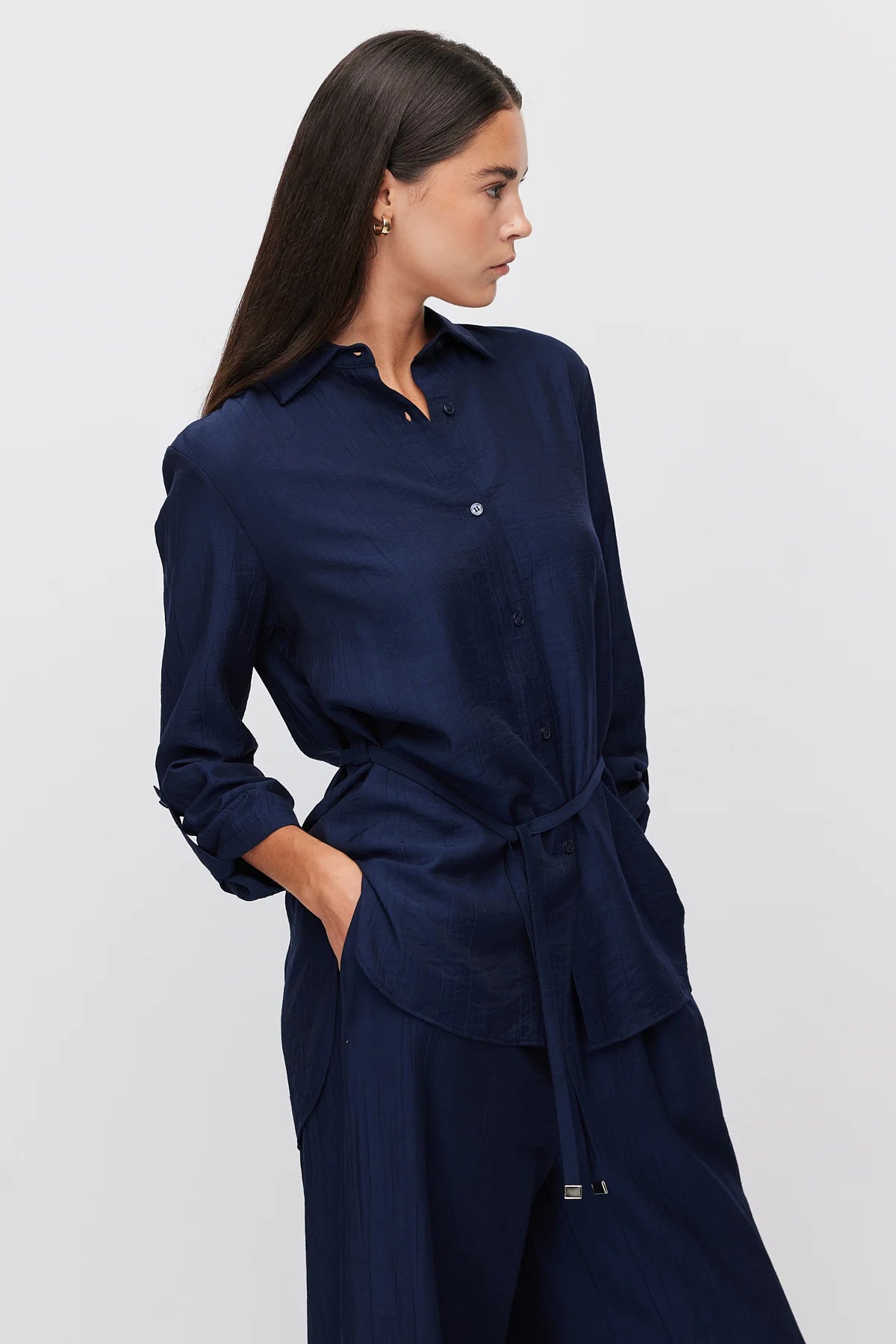 Women's Relaxed Fit Textured Shirt