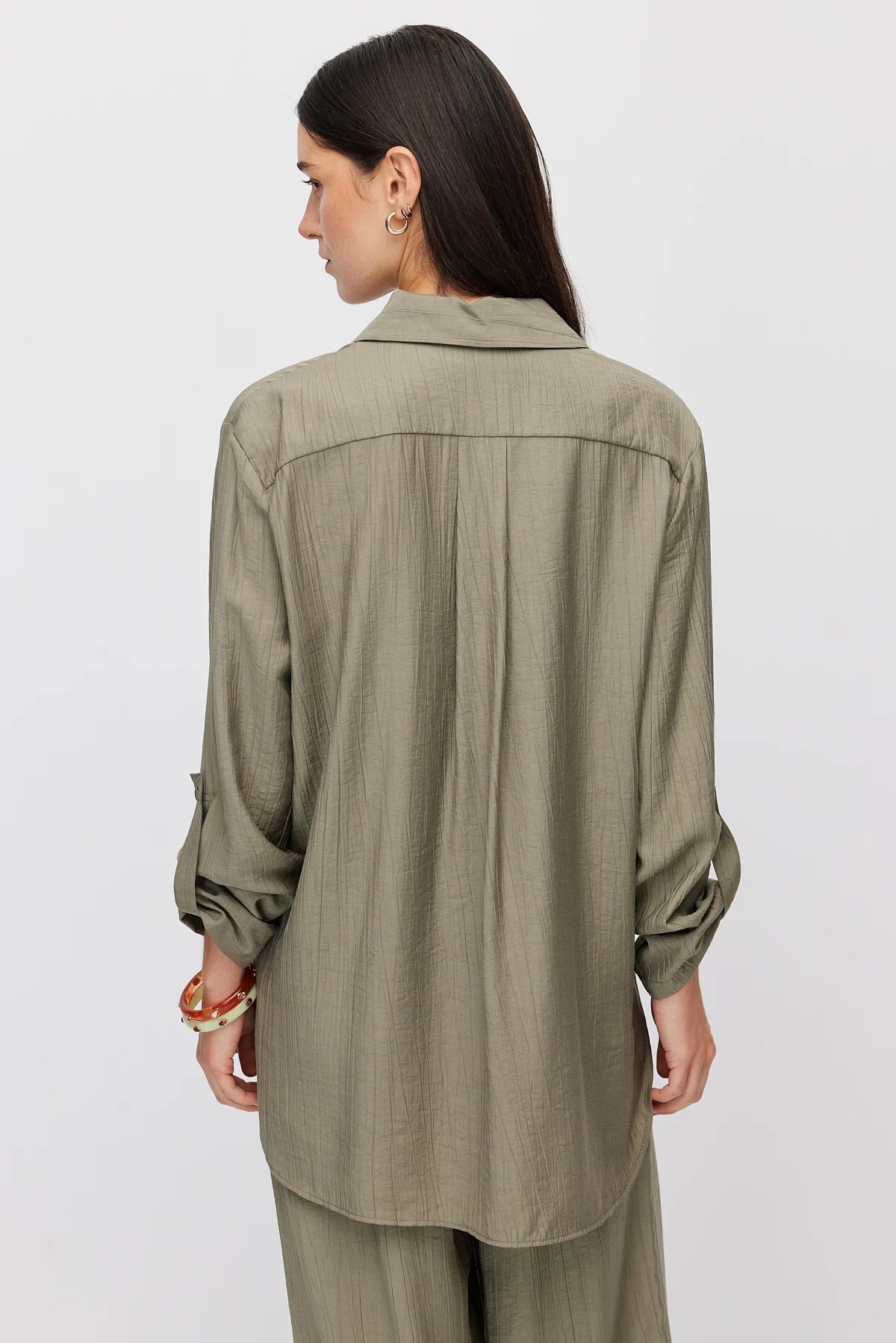 Women's Relaxed Fit Textured Shirt