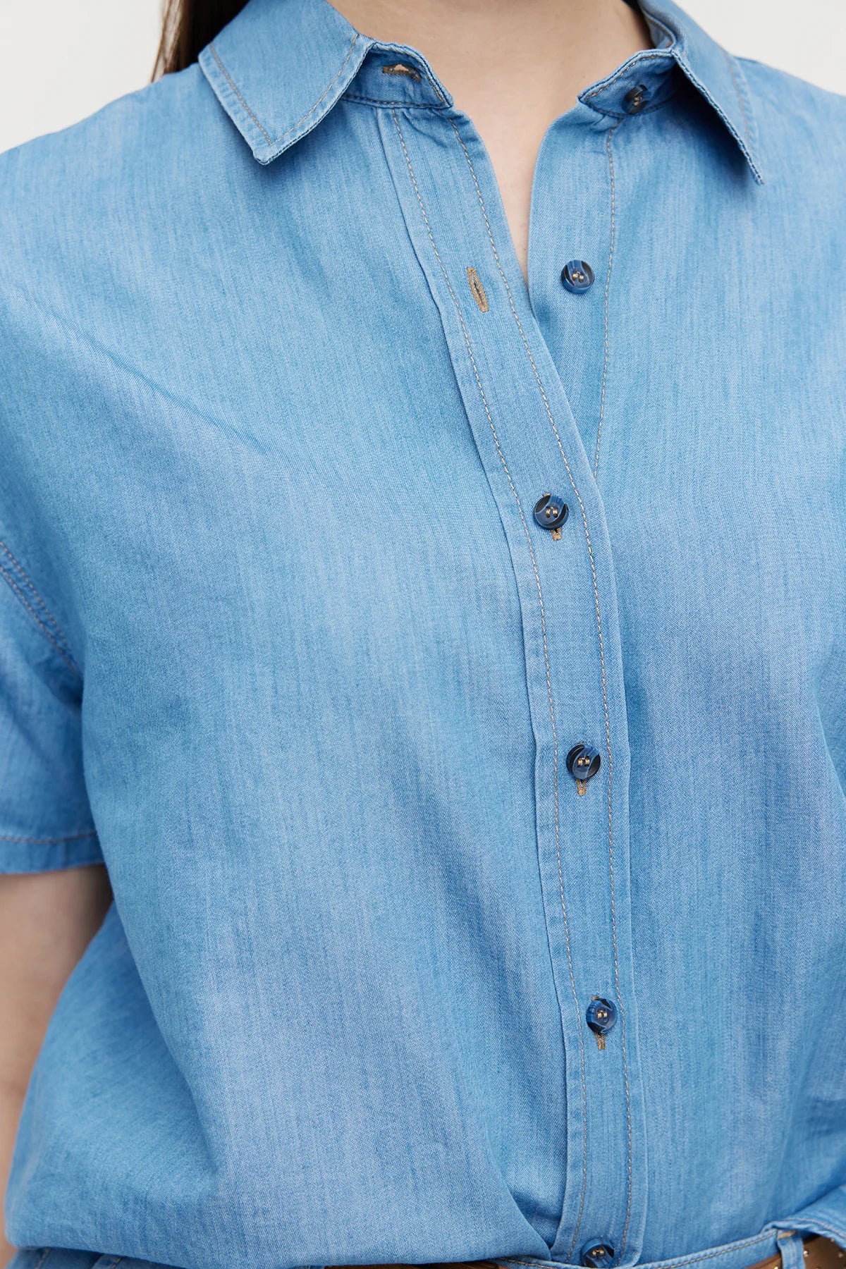 Kadın Oversize Denim Gömlek