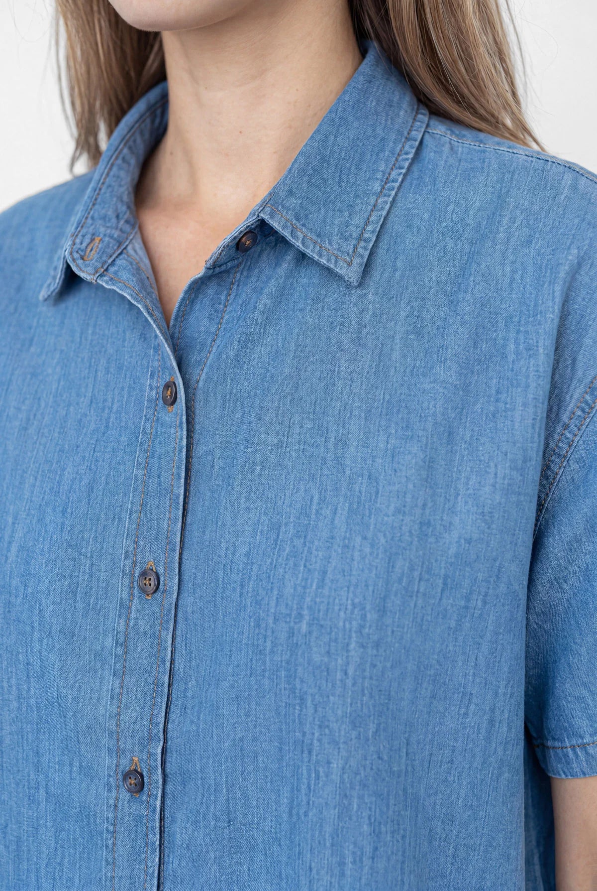 Women's Oversize Denim Shirt