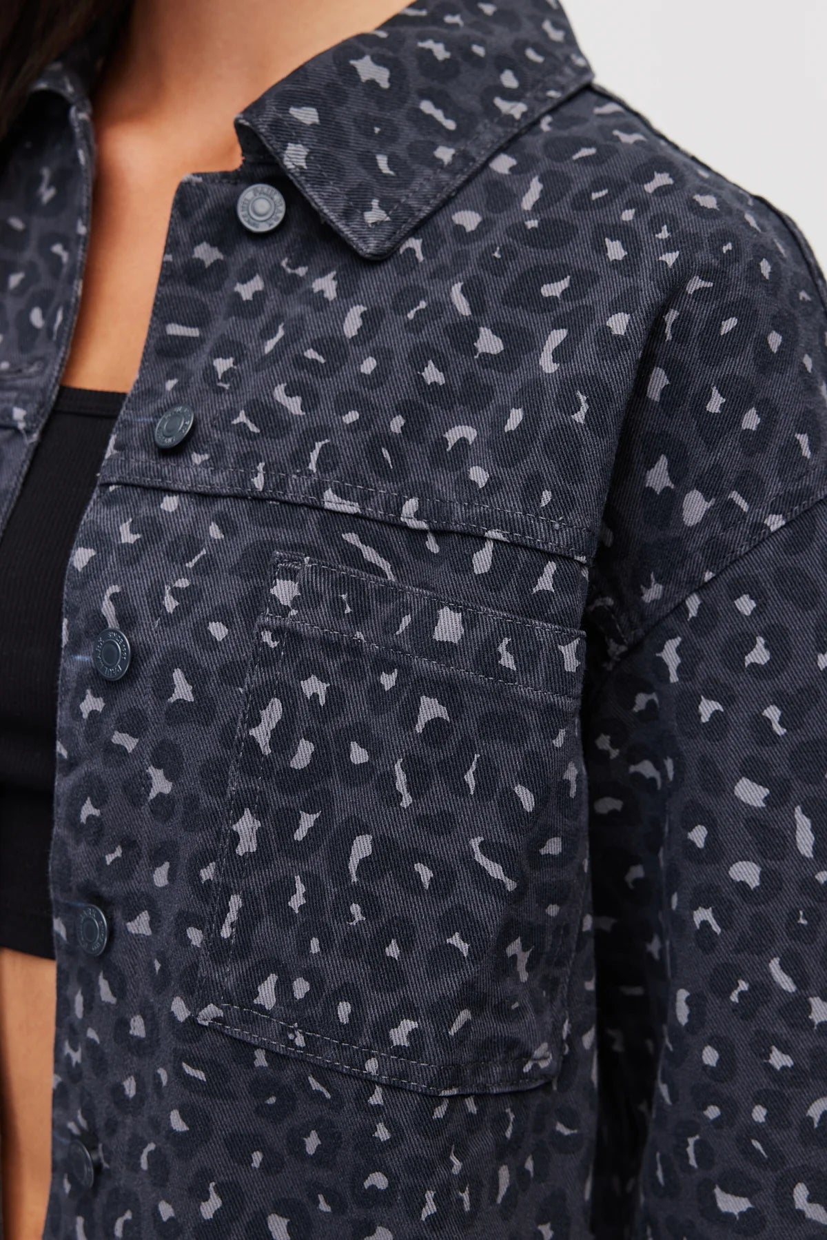 Women's Leopard Print Oversize Shirt