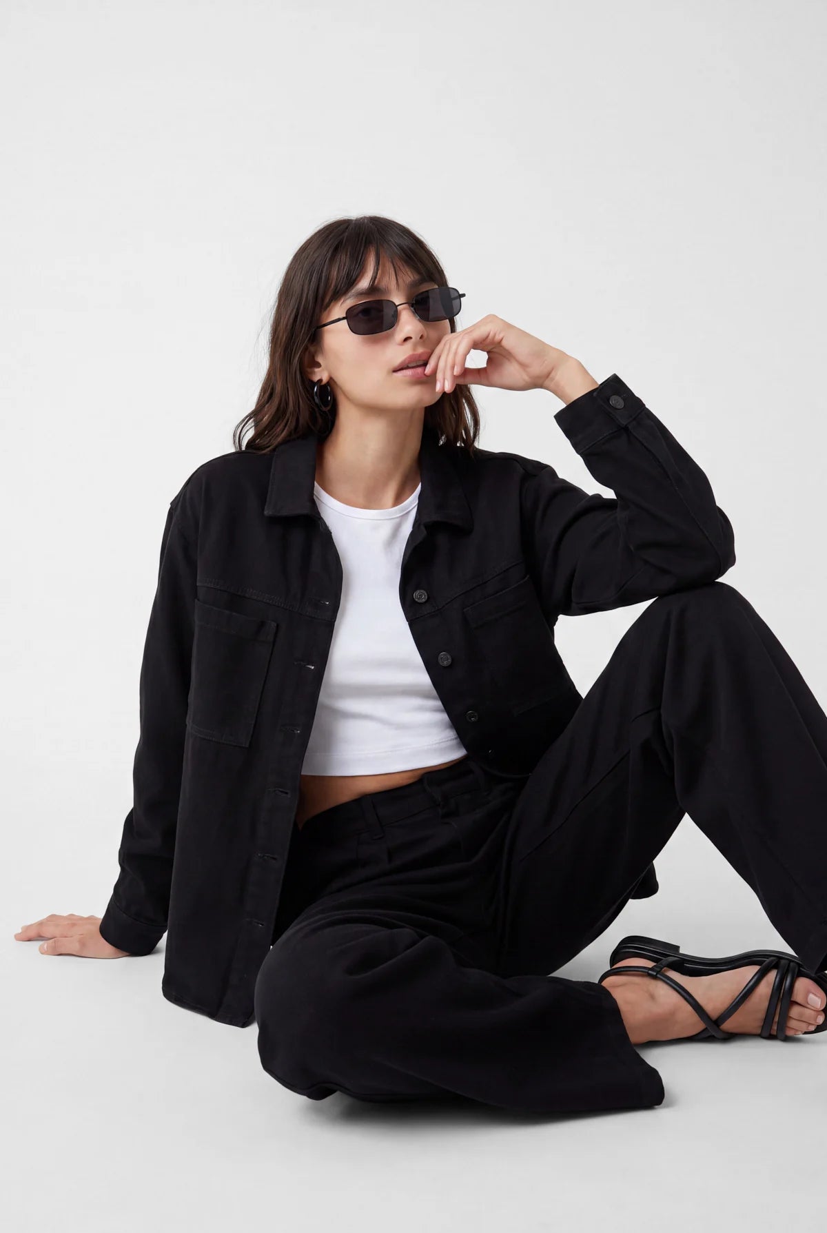 Women's Oversize Shirt with Pockets