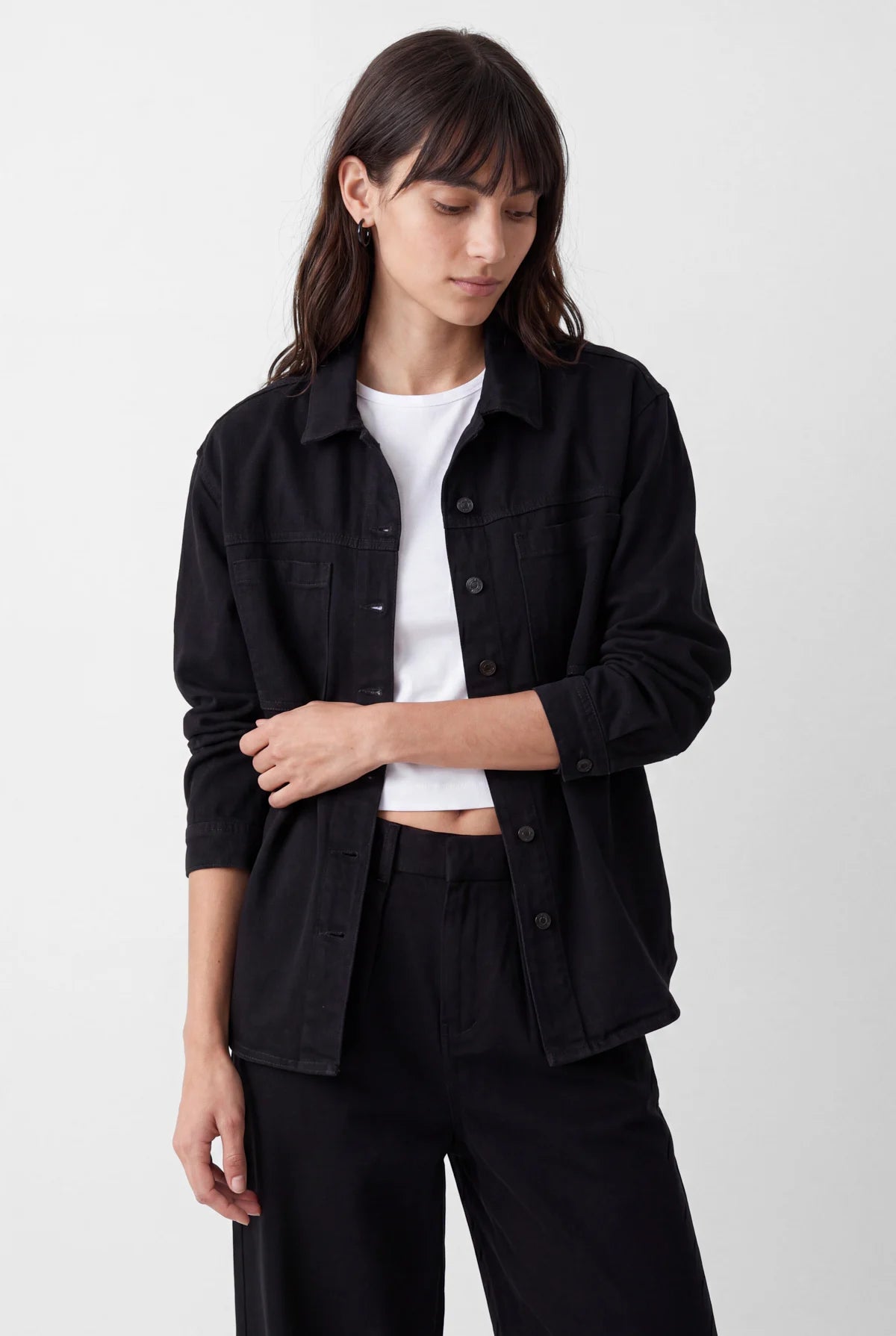 Women's Oversize Shirt with Pockets