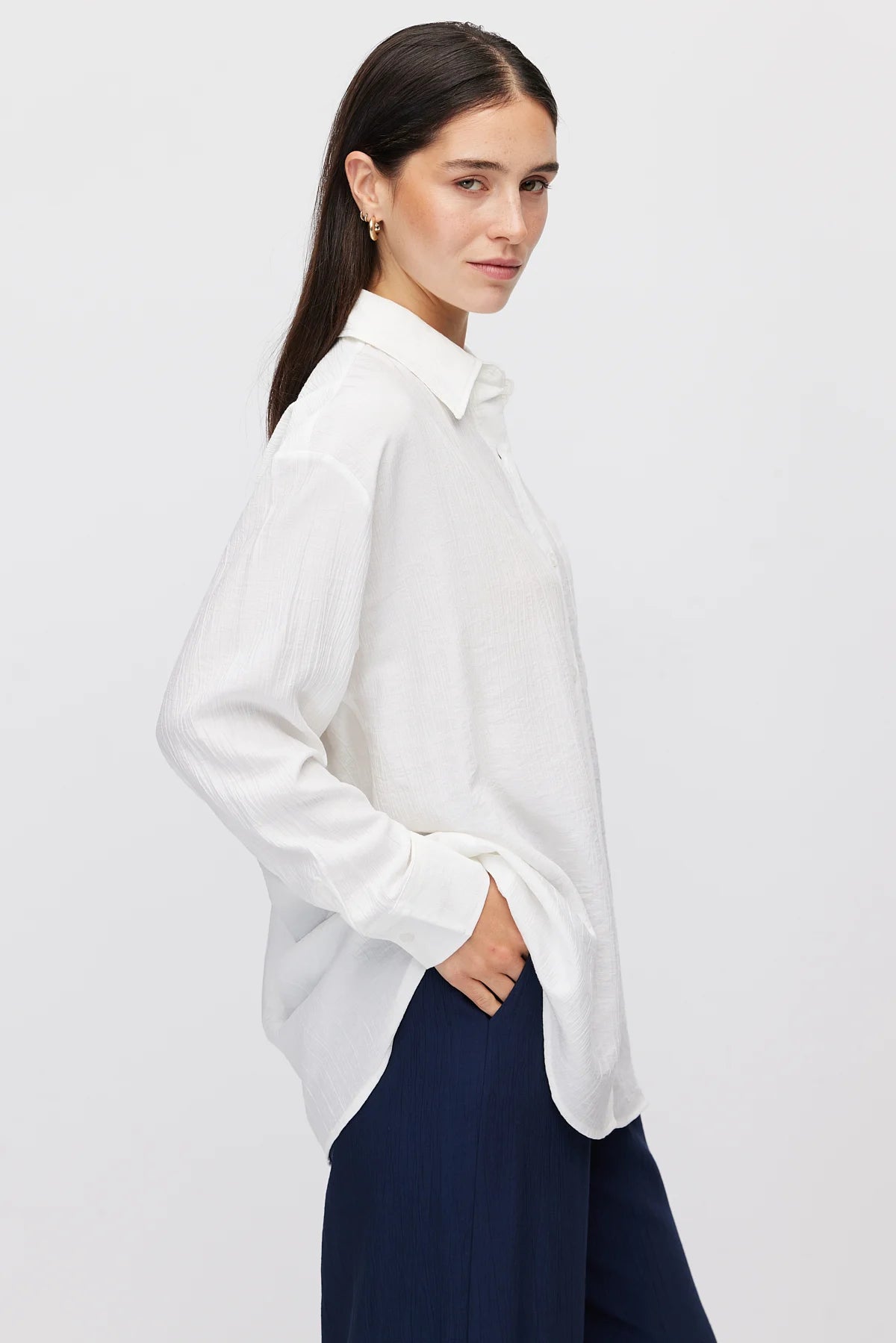 Women's Oversize Pocket Shirt