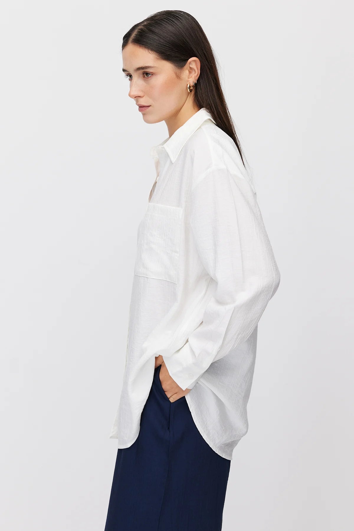 Women's Oversize Pocket Shirt