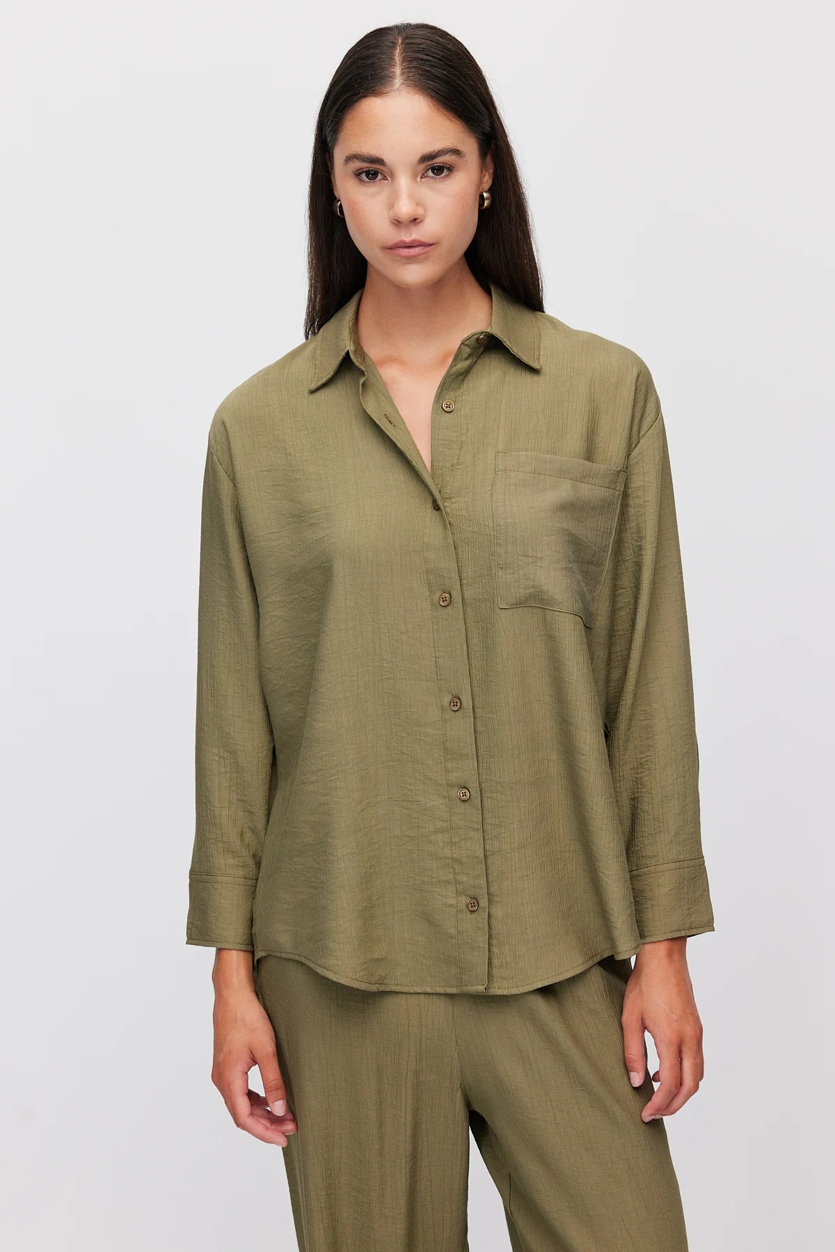 Women's Oversize Pocket Shirt