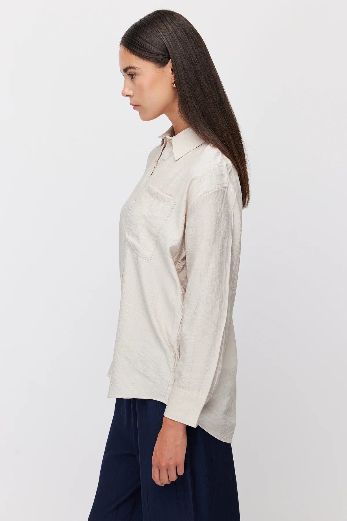 Women's Oversize Pocket Shirt