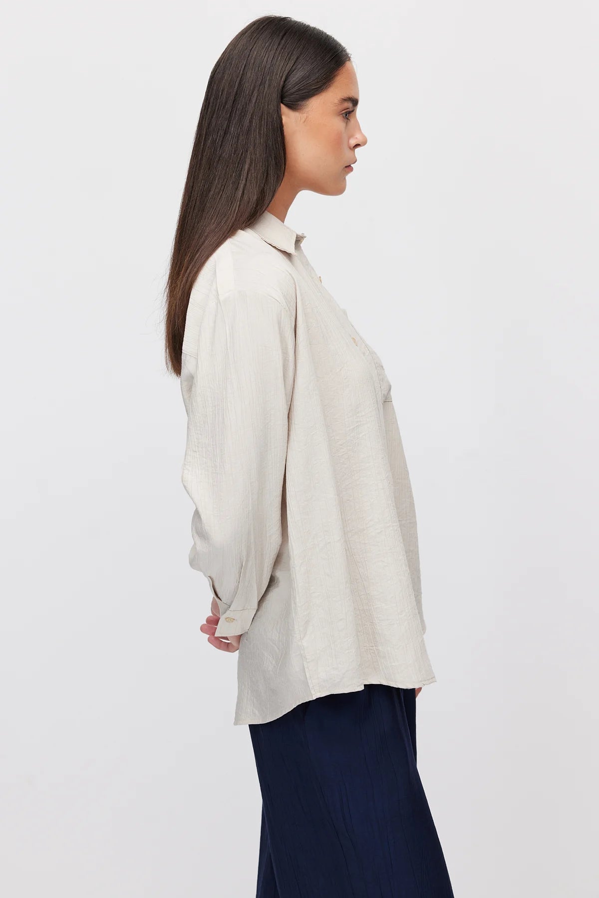 Women's Oversize Pocket Shirt