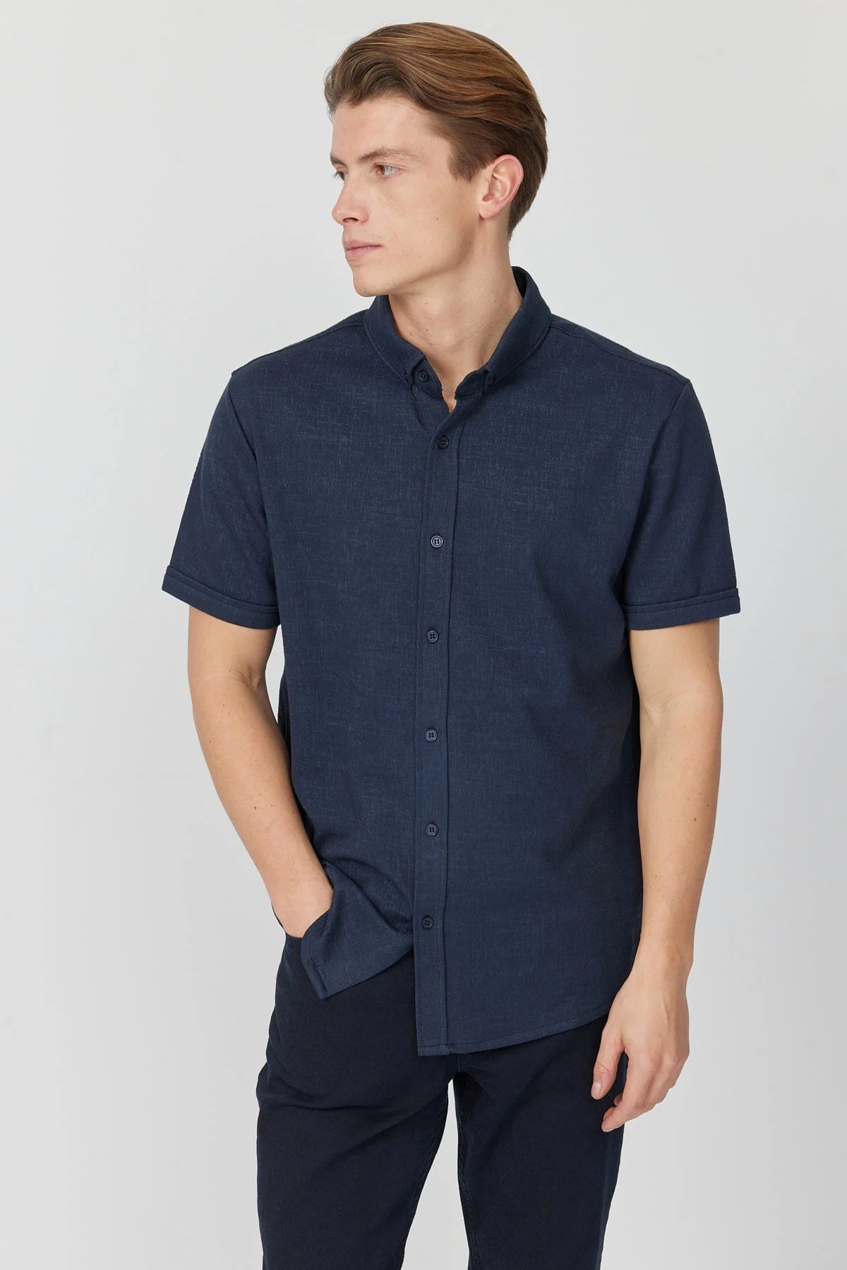 Men's Textured Shirt
