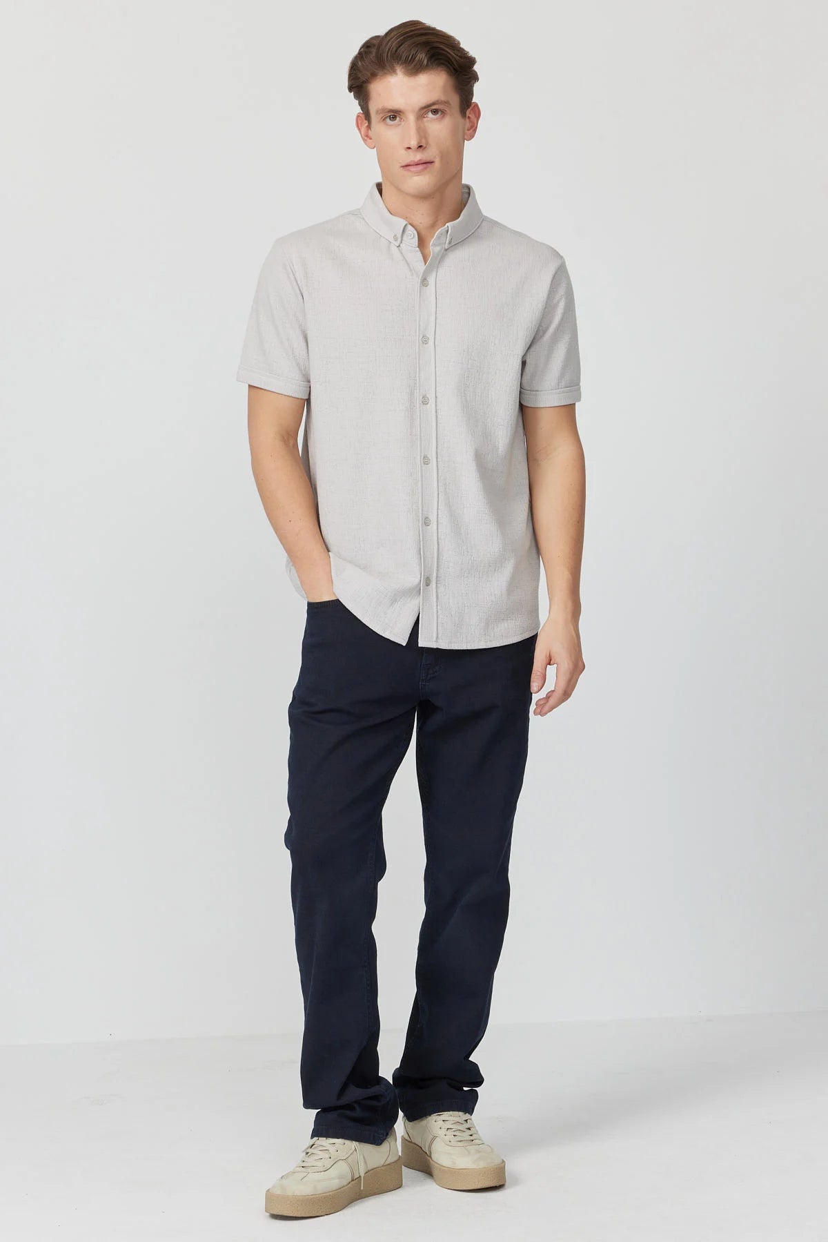 Men's Textured Shirt