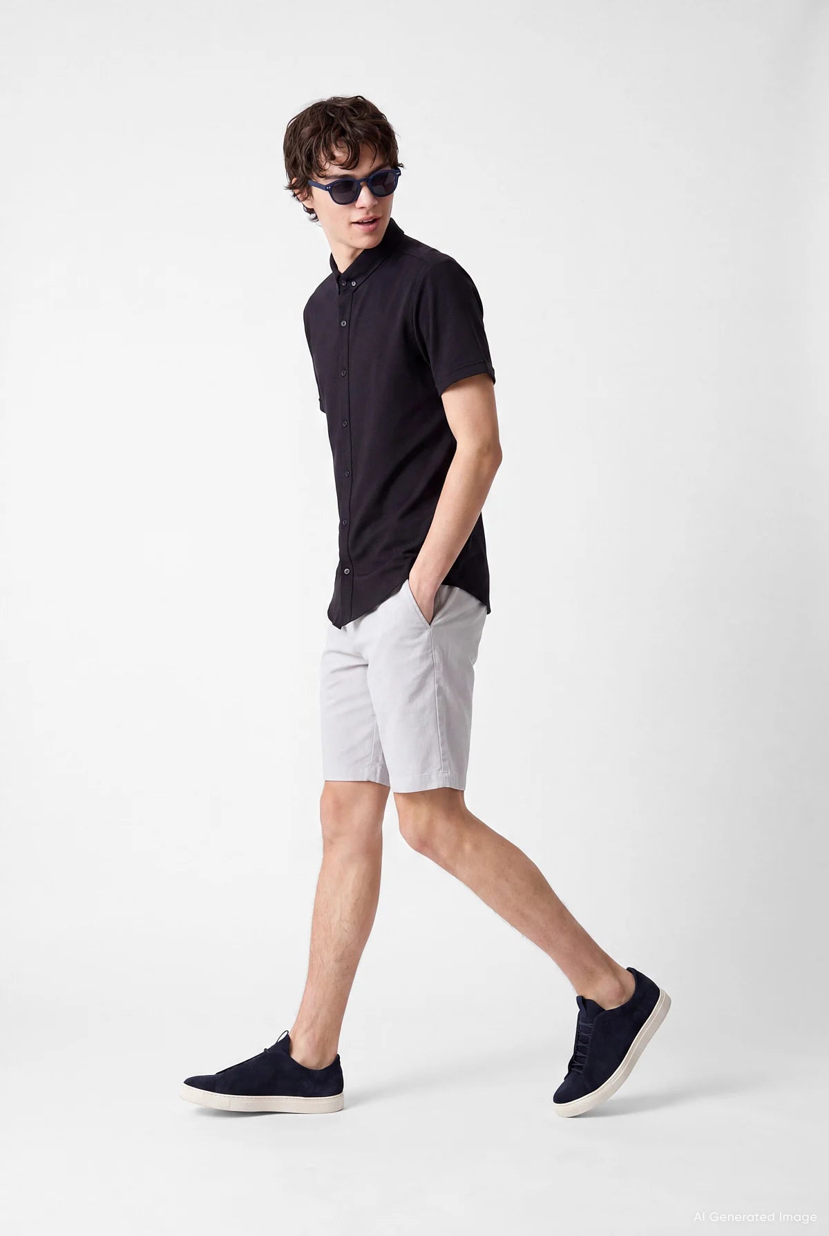 Men's Button-Down Collar Shirt
