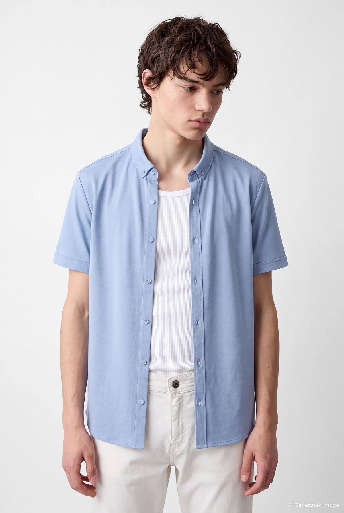 Men's Button-Down Collar Shirt