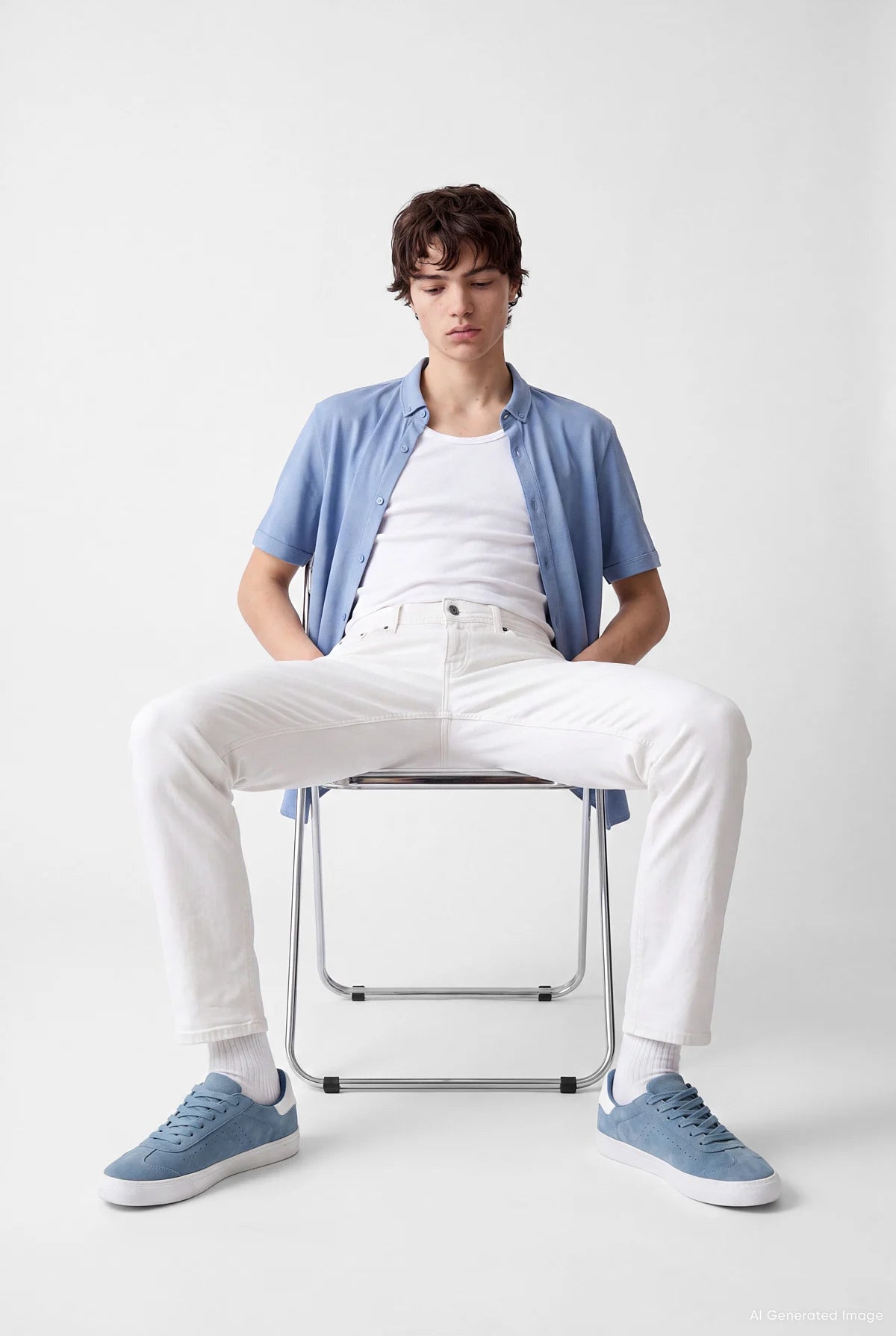 Men's Button-Down Collar Shirt