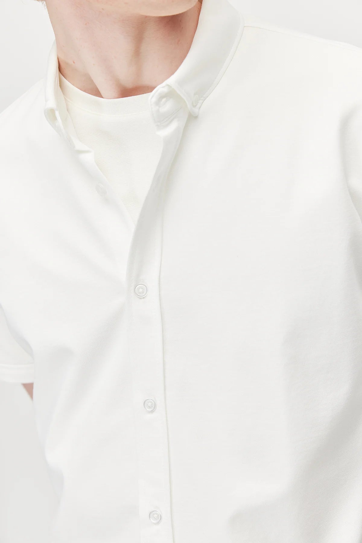 Men's Soft Textured Short-Sleeve Shirt