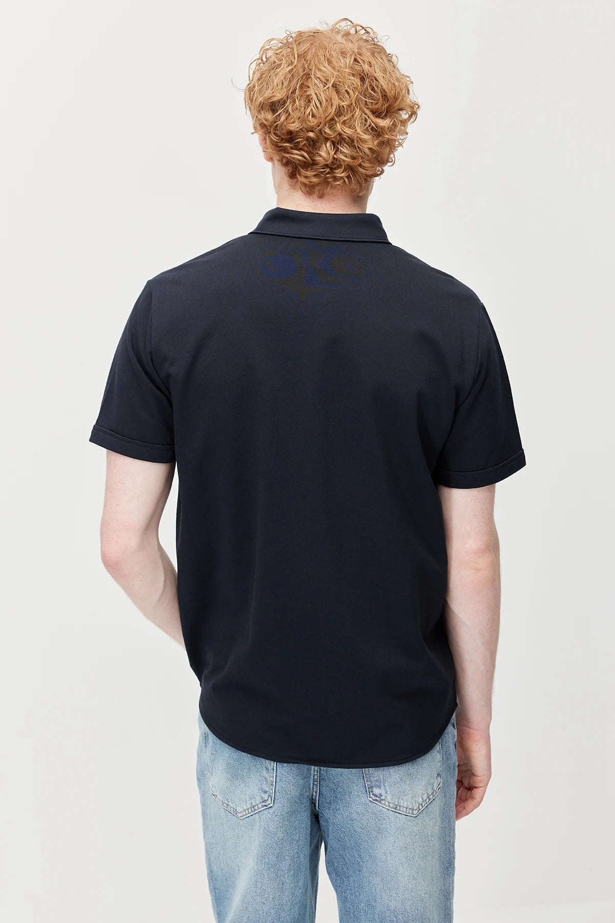Men's Soft Textured Short-Sleeve Shirt