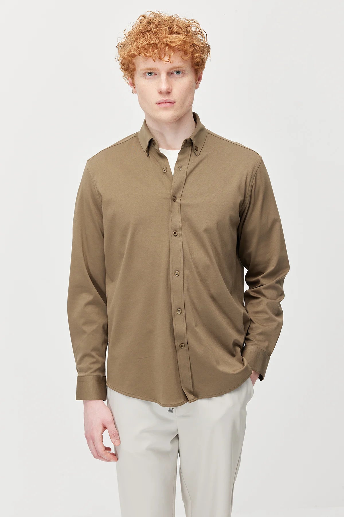 Men's Textured Regular Shirt