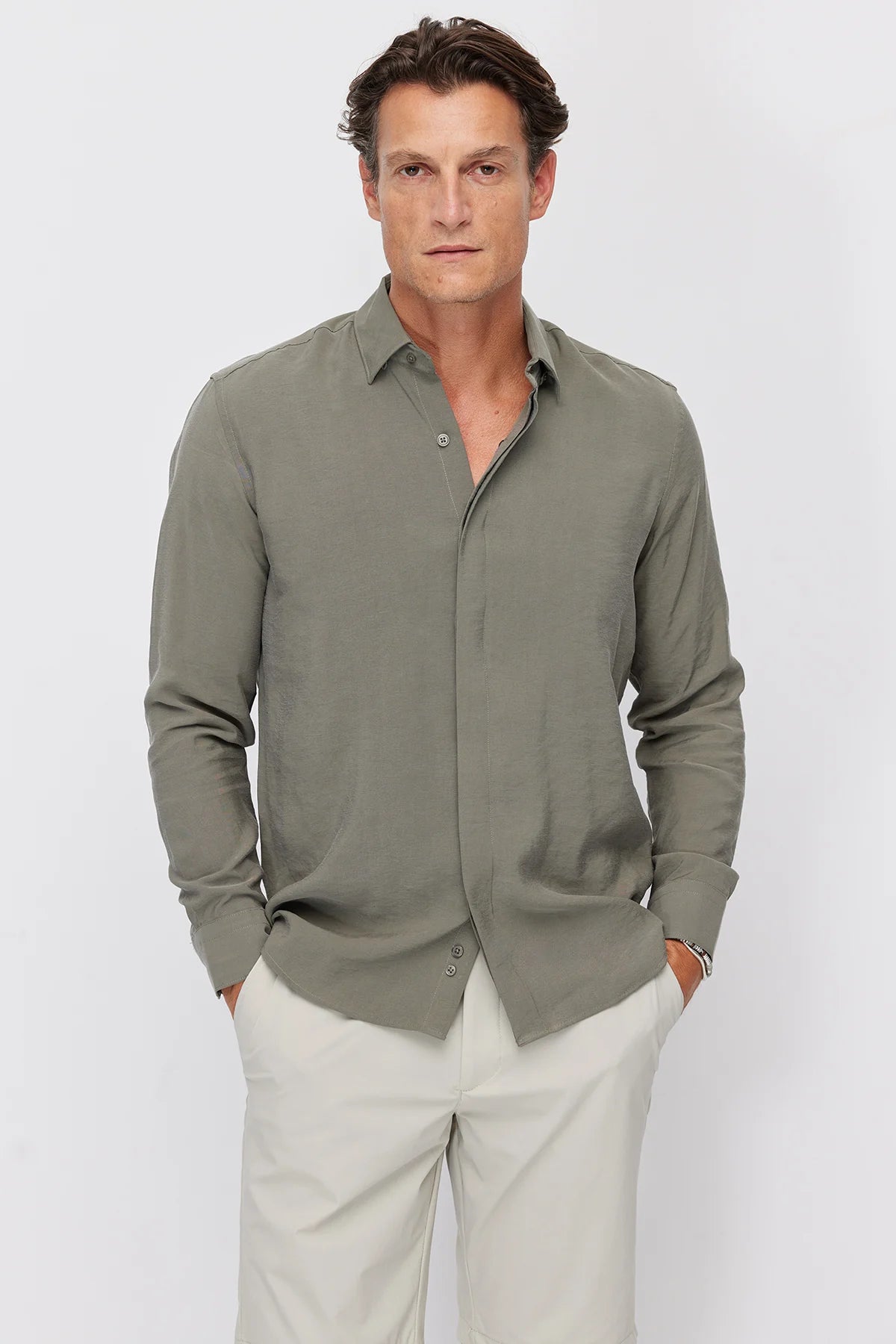 Men's Regular Soft Textured Shirt