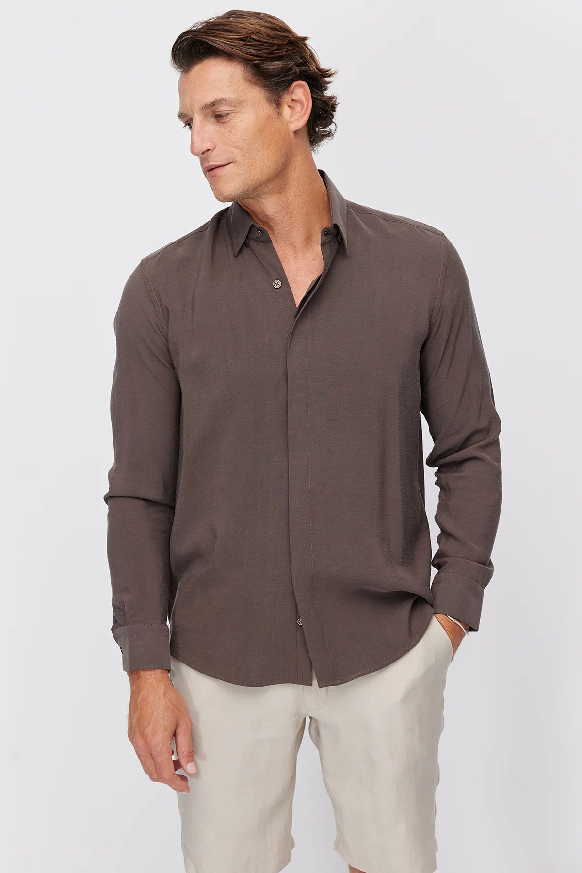 Men's Regular Soft Textured Shirt