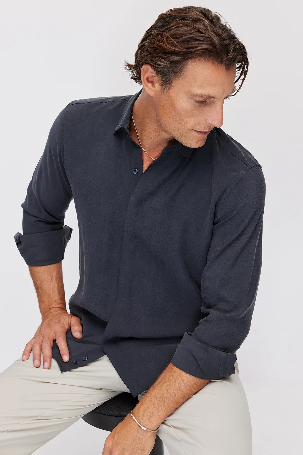 Men's Regular Soft Textured Shirt