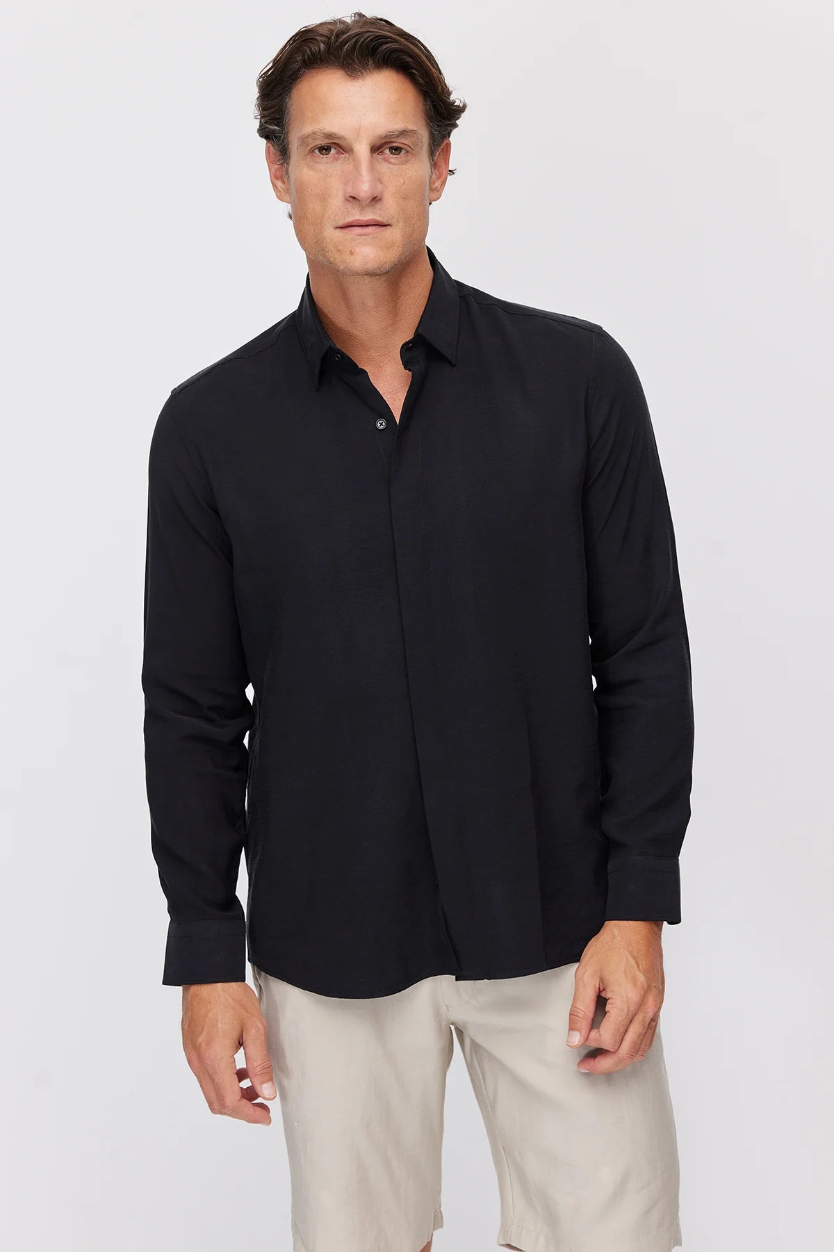 Men's Regular Soft Textured Shirt