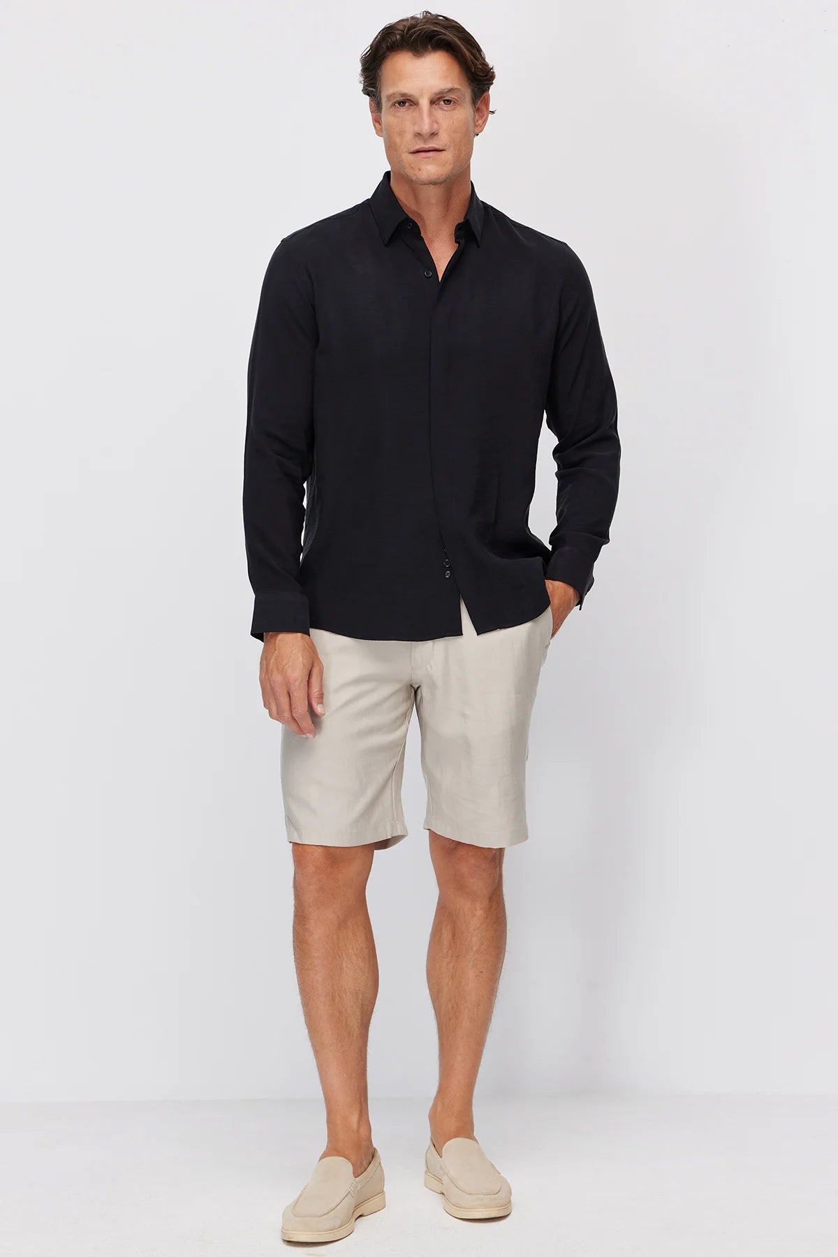 Men's Regular Soft Textured Shirt