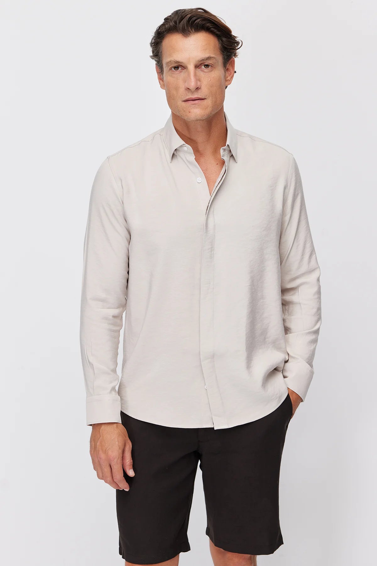 Men's Regular Soft Textured Shirt