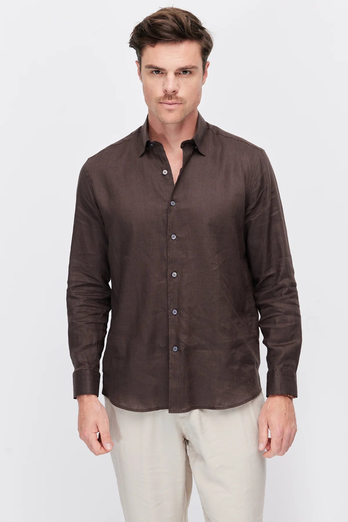 Men's Linen Regular Shirt