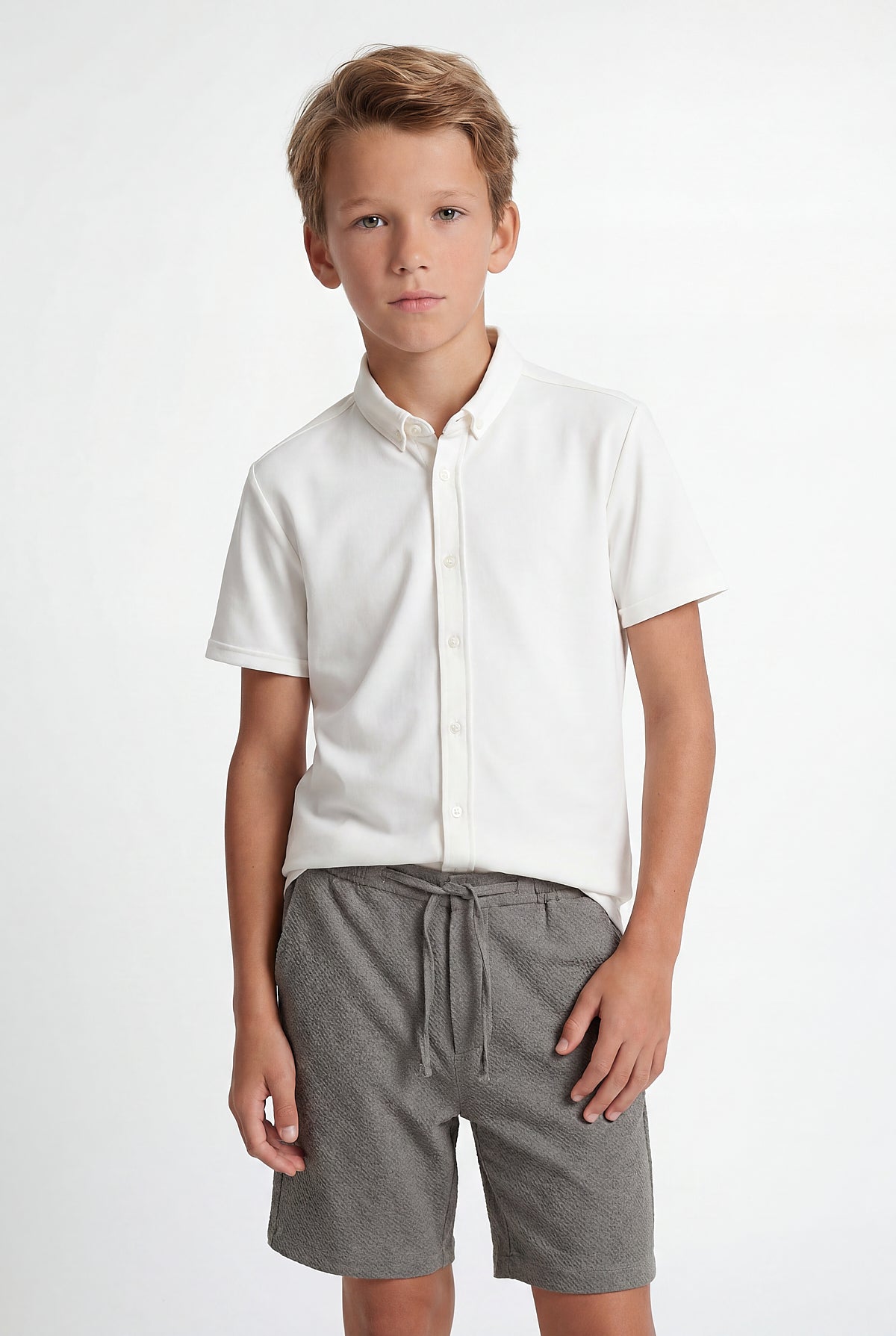 Boys' Button-Down Collar Shirt