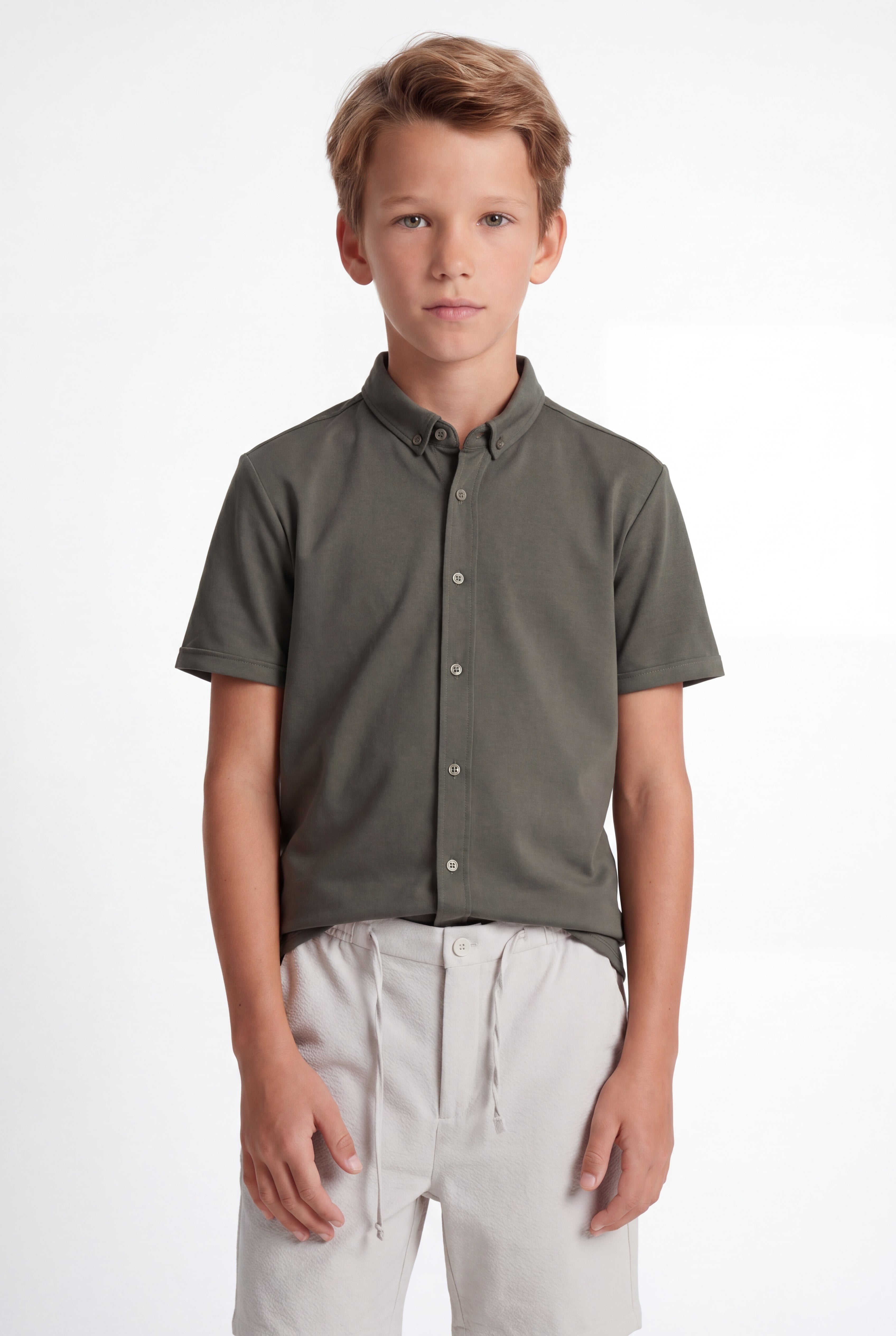 Boys' Button-Down Collar Shirt