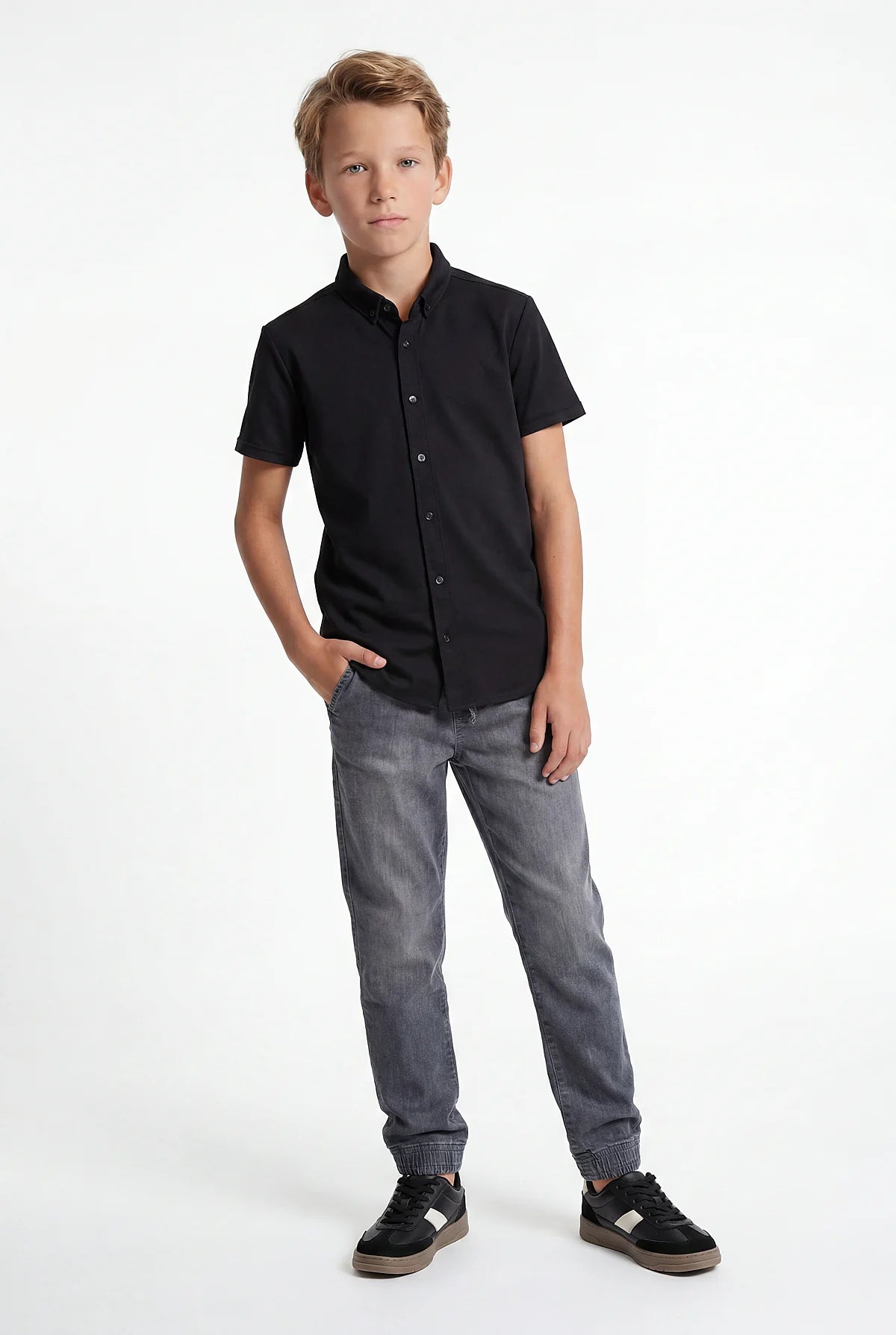 Boys' Button-Down Collar Shirt