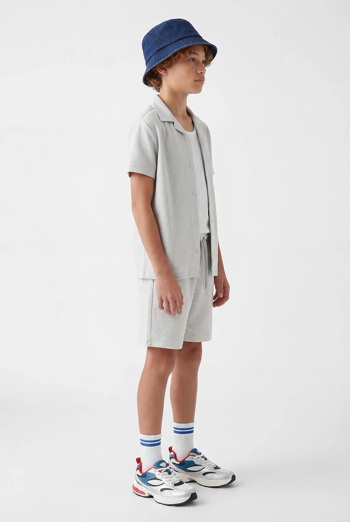 Boys' Cuban Collar Shirt