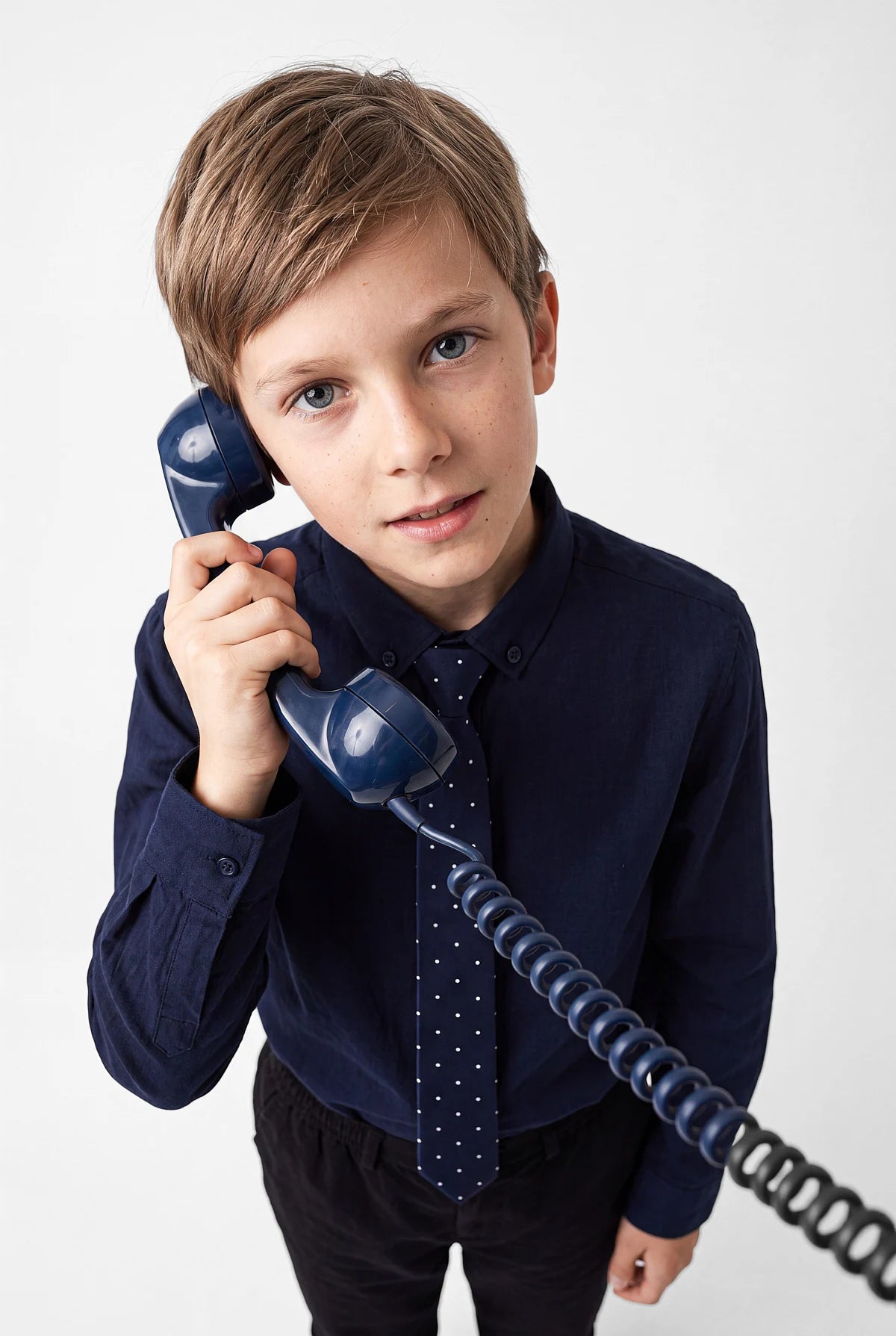 Boys' Button-Down Collar Long-Sleeve Shirt