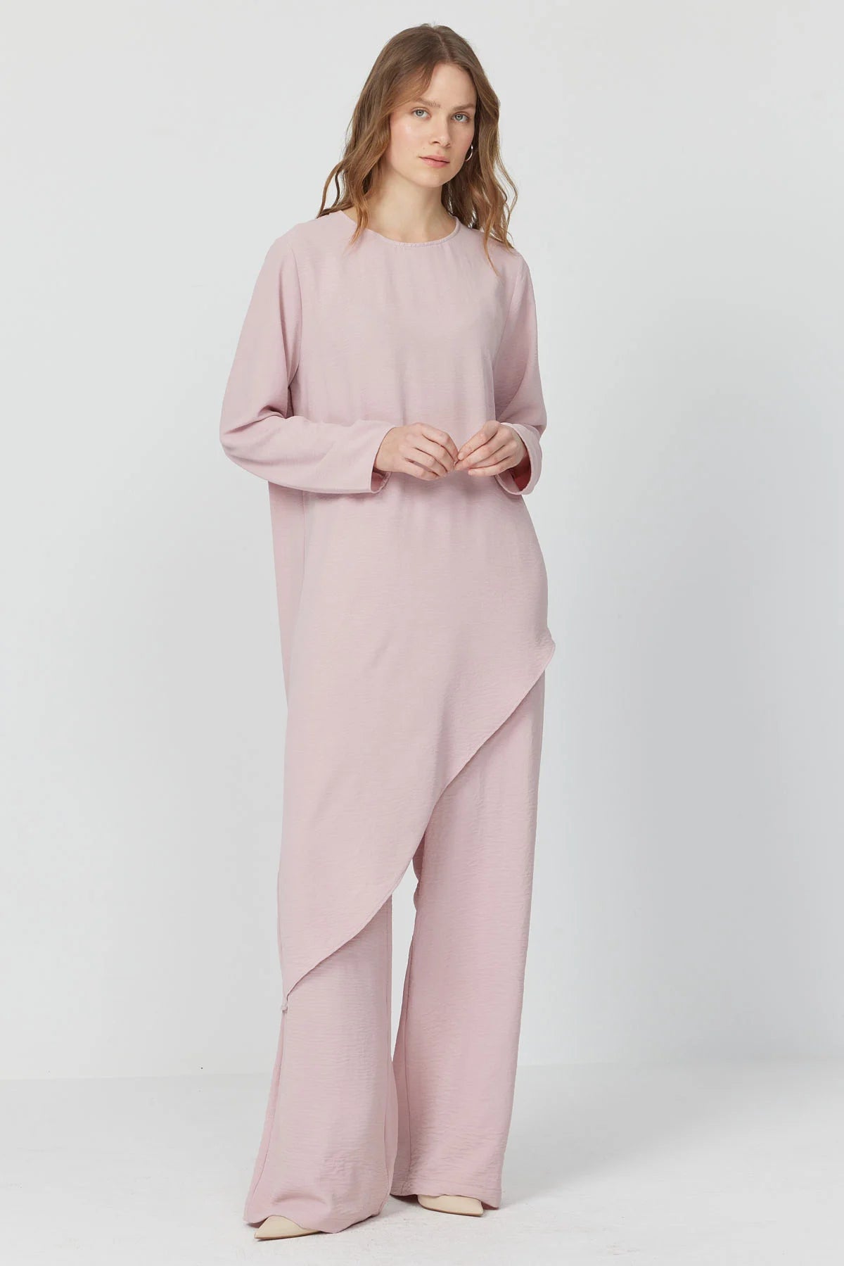 Women's Asymmetric Hem Blouse