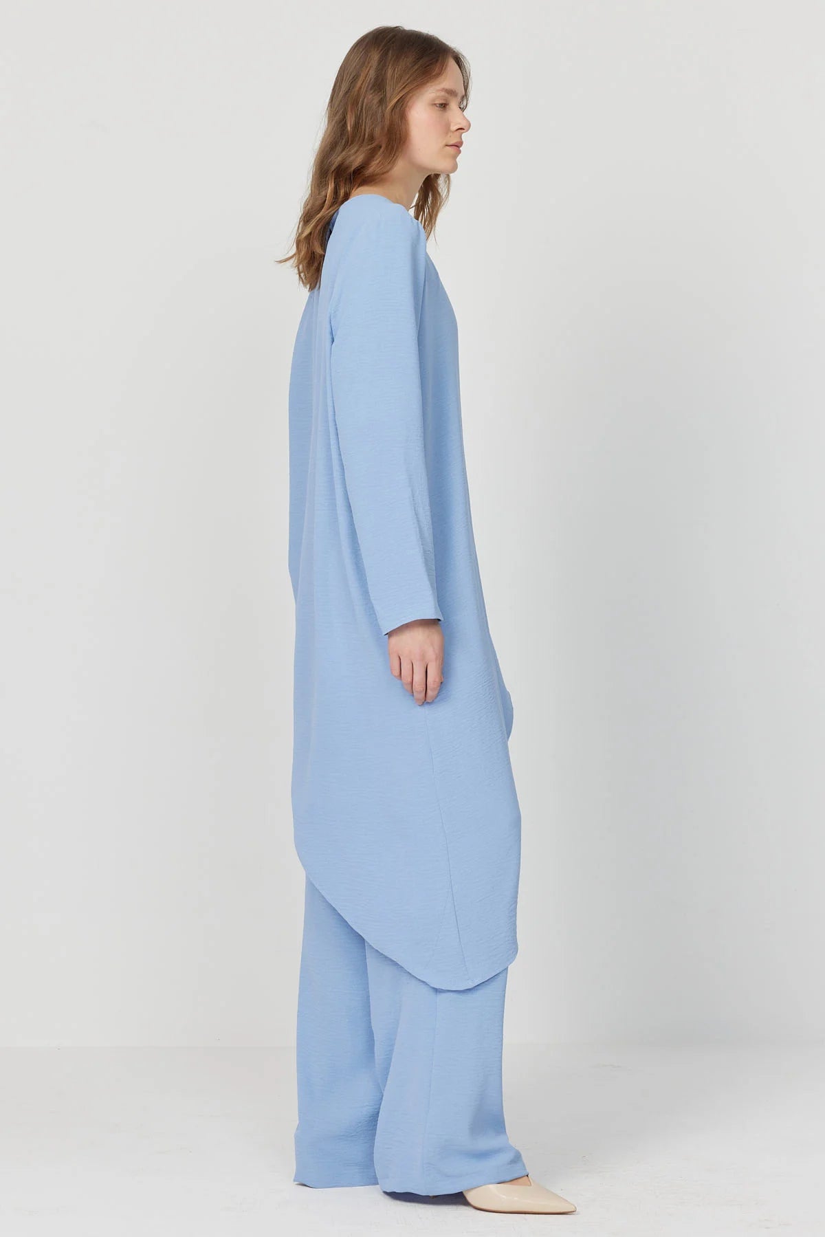 Women's Asymmetric Hem Blouse