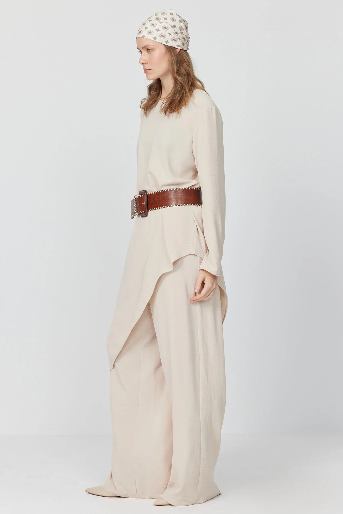 Women's Asymmetric Hem Blouse