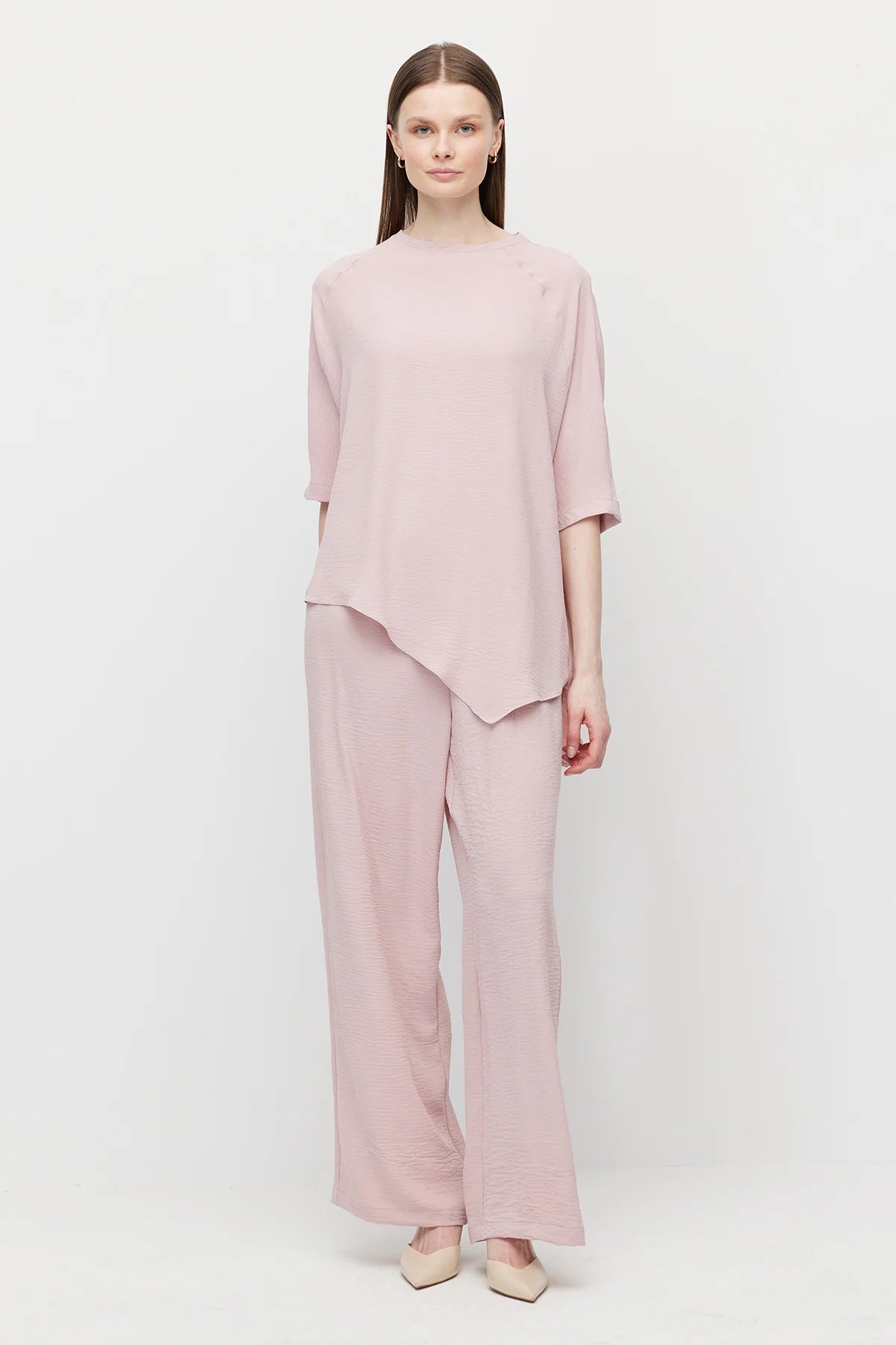 Women's Asymmetrical Cut Oversize Blouse
