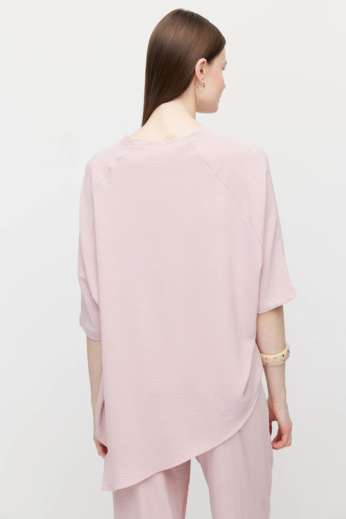 Women's Asymmetrical Cut Oversize Blouse
