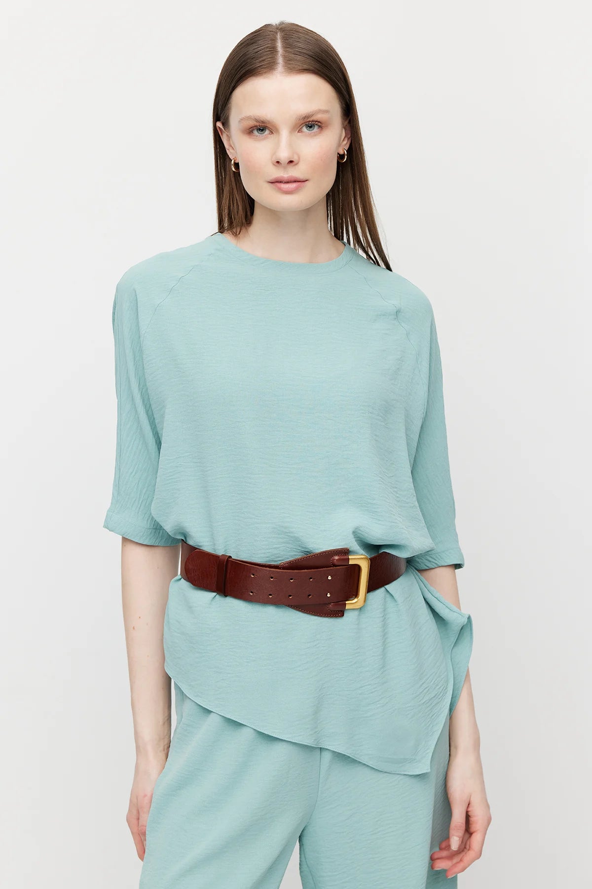 Women's Asymmetrical Cut Oversize Blouse