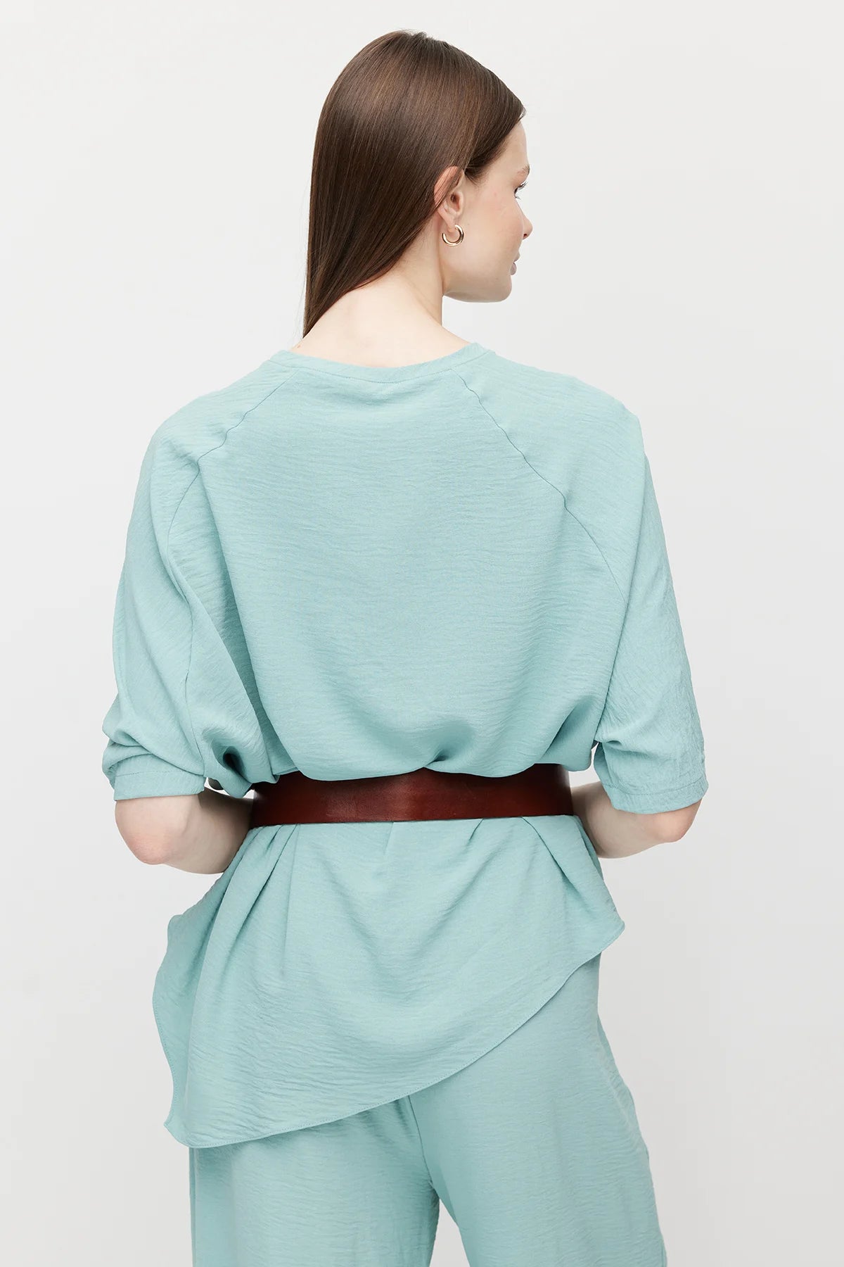 Women's Asymmetrical Cut Oversize Blouse