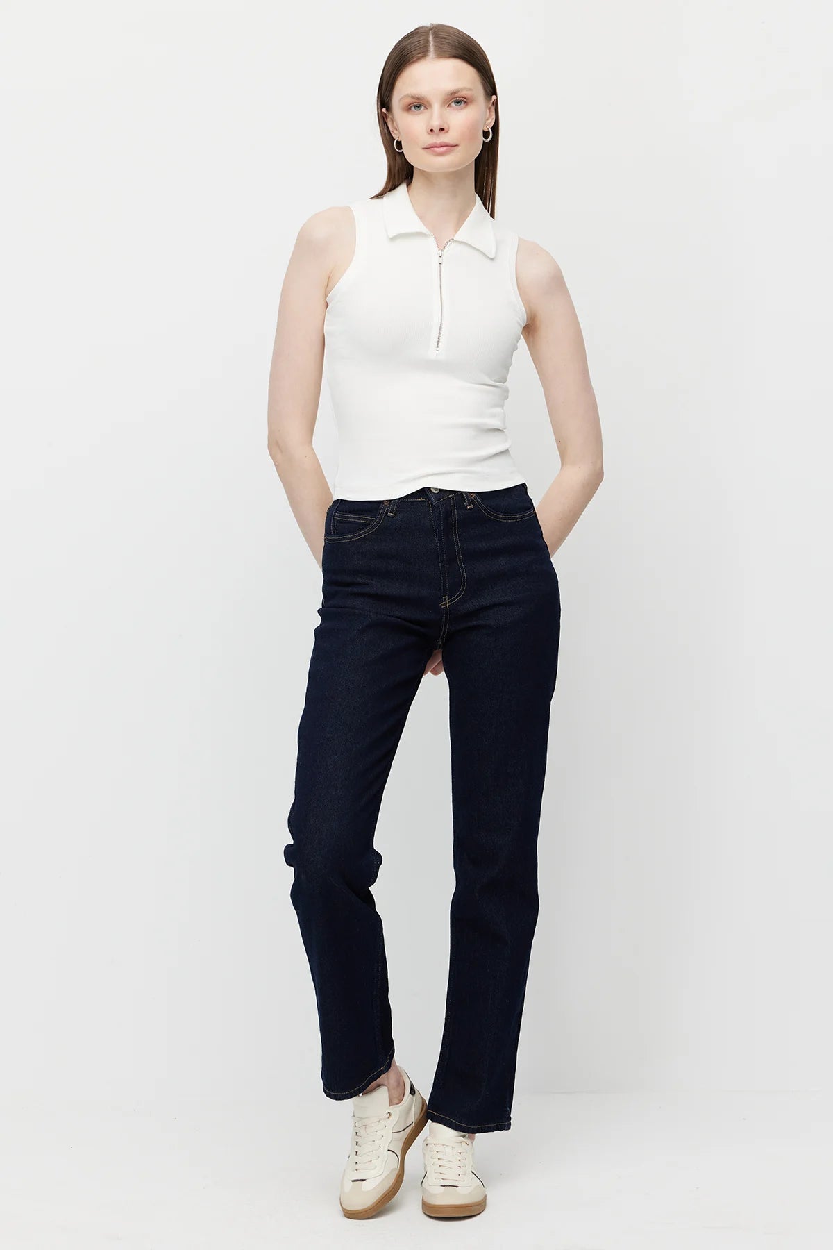 Women's Half-Zip Bodysuit