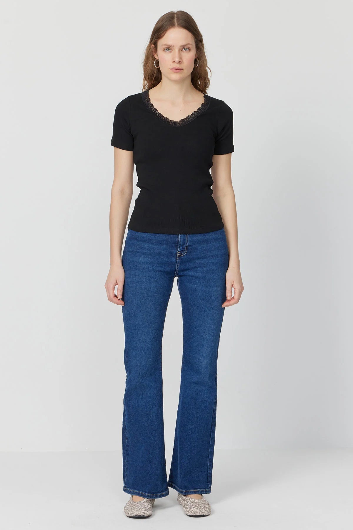 Women’s Lace-Detail Blouse