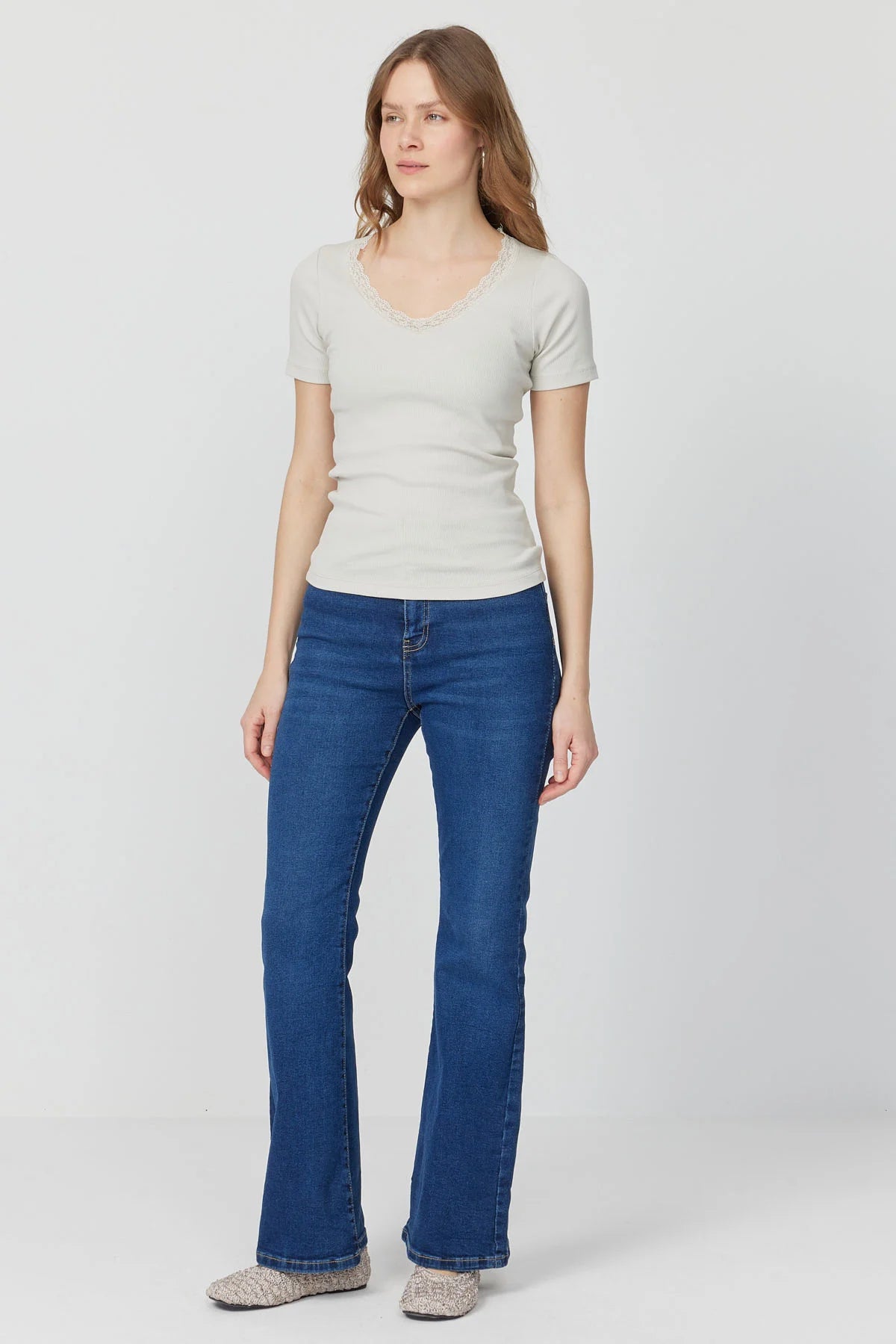 Women’s Lace-Detail Blouse
