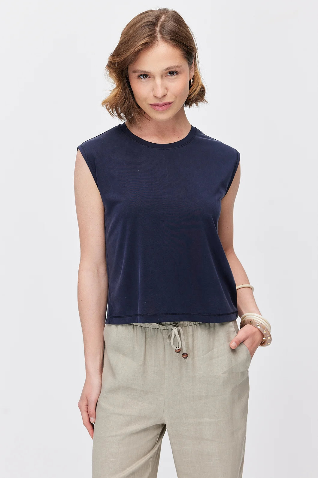 Women's Basic Sleeveless Blouse