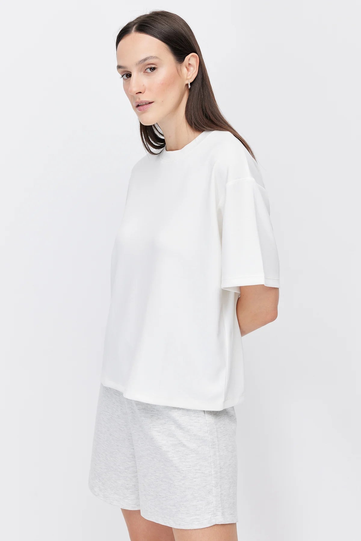 Women's Crew Neck Basic T-shirt