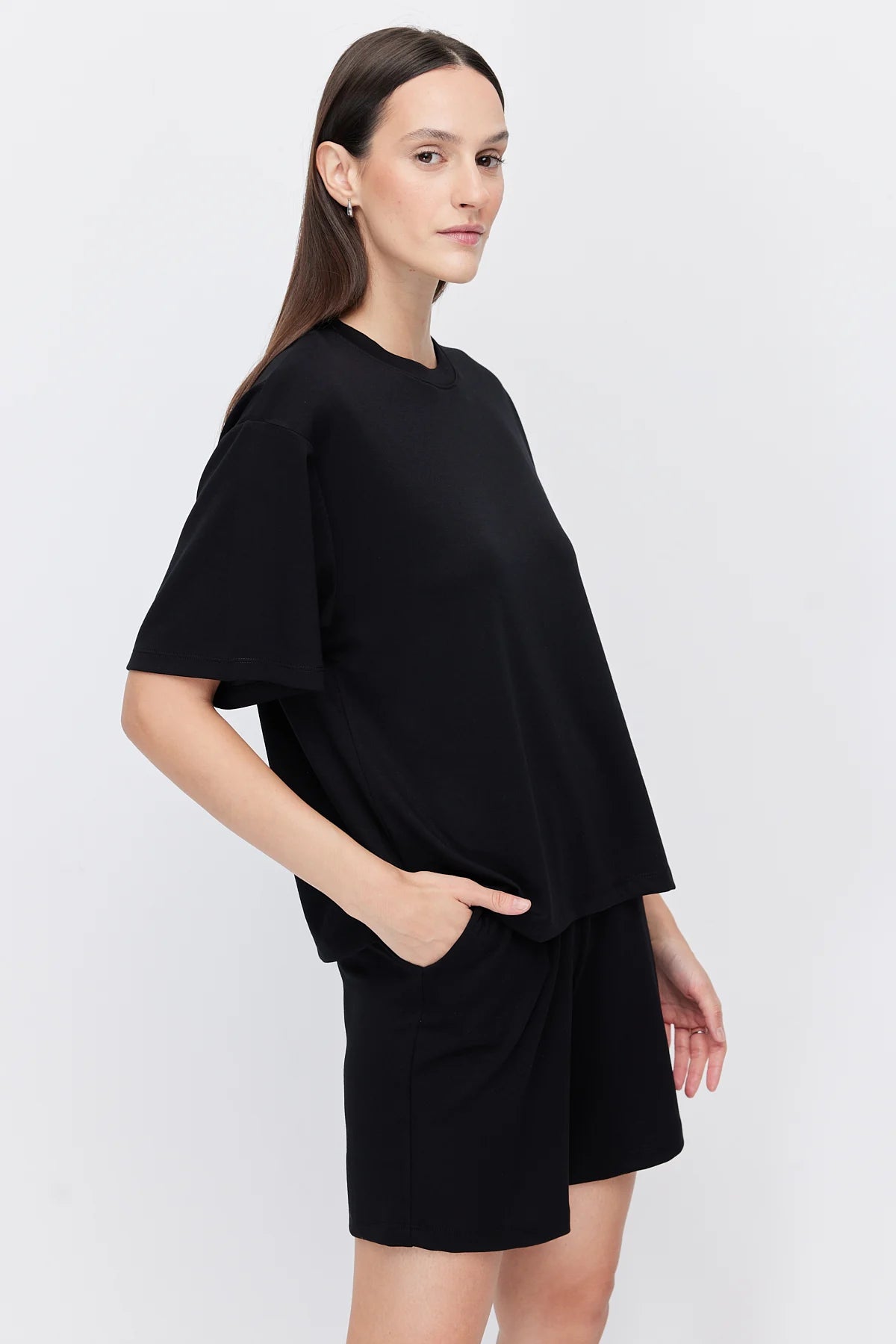 Women's Crew Neck Basic T-shirt