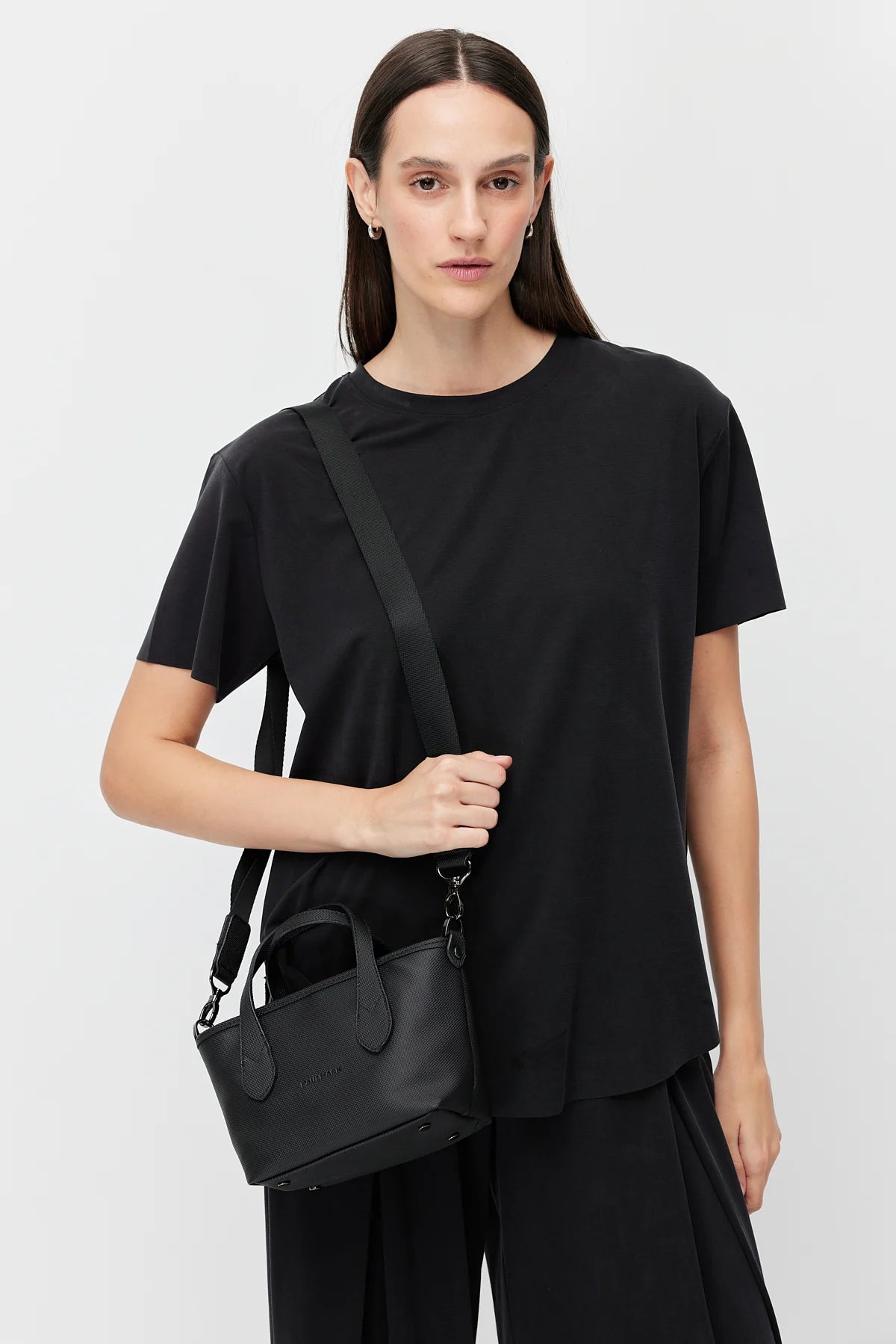 Women's Oval-Cut Soft-Texture T-Shirt